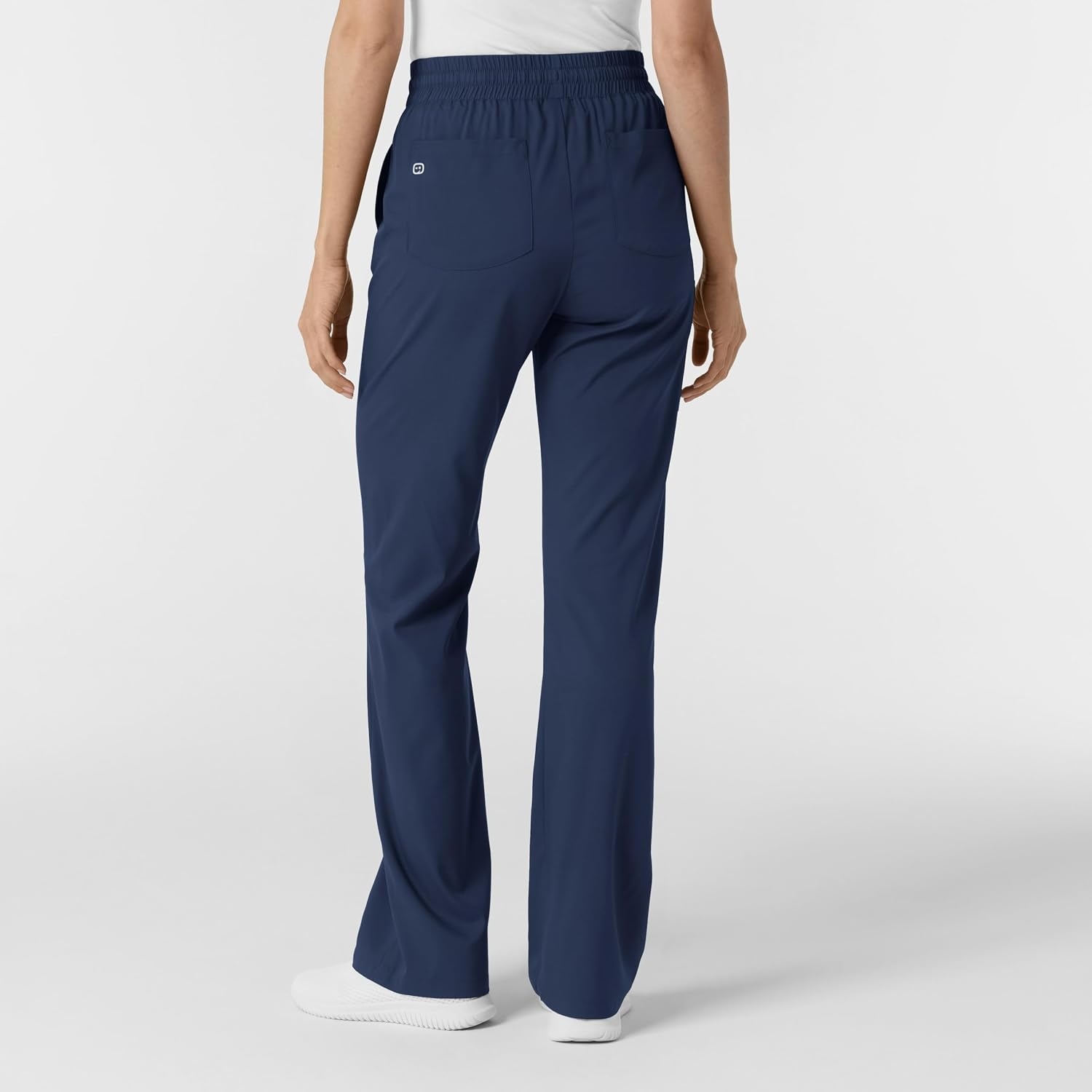 WINK Boundless Women’s Bootcut Scrub Pant | Womens Scrub Pant Teal Mid Rise(Navy)