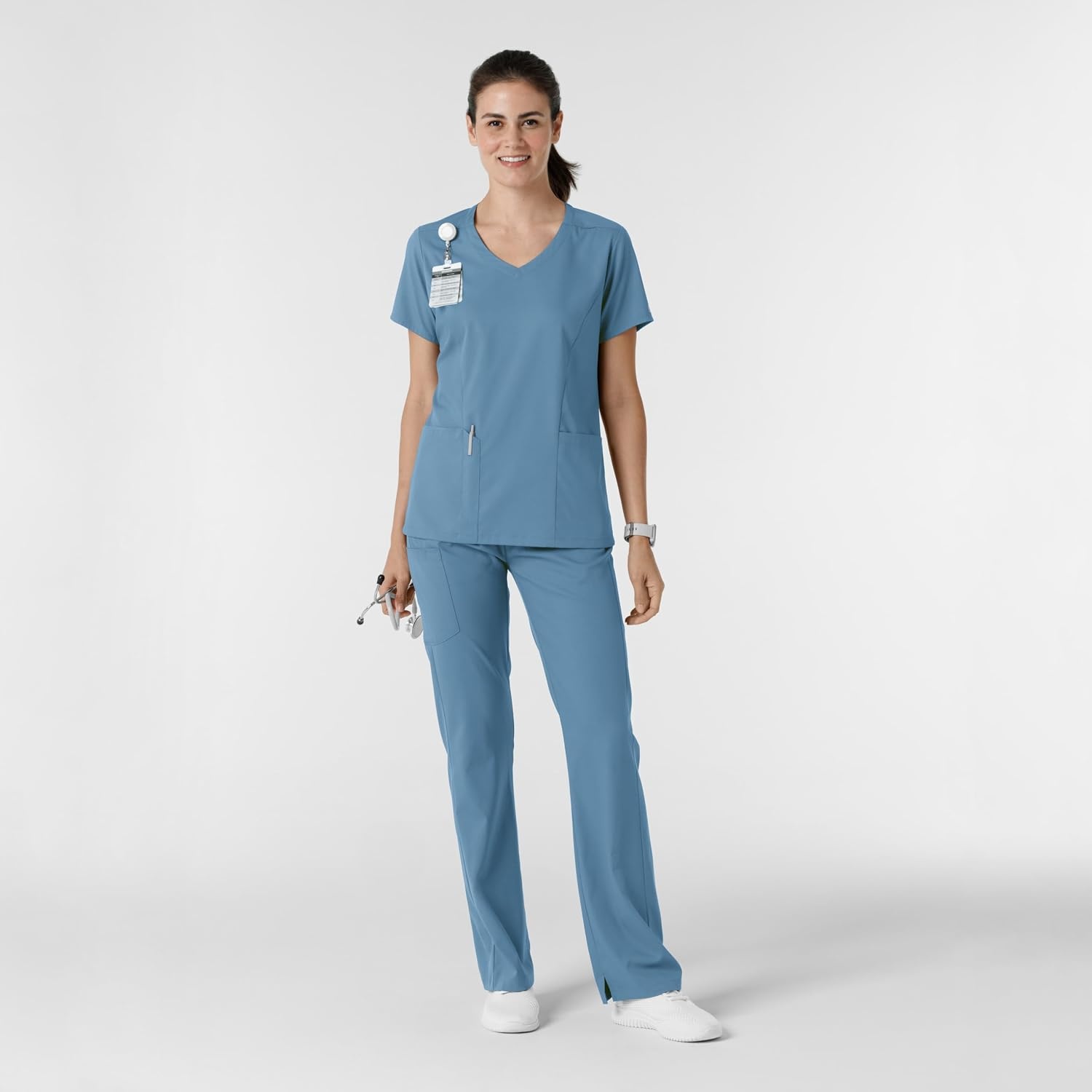 Wink Women’s Women’s Bootcut Scrub Pant(Pacific Blue)