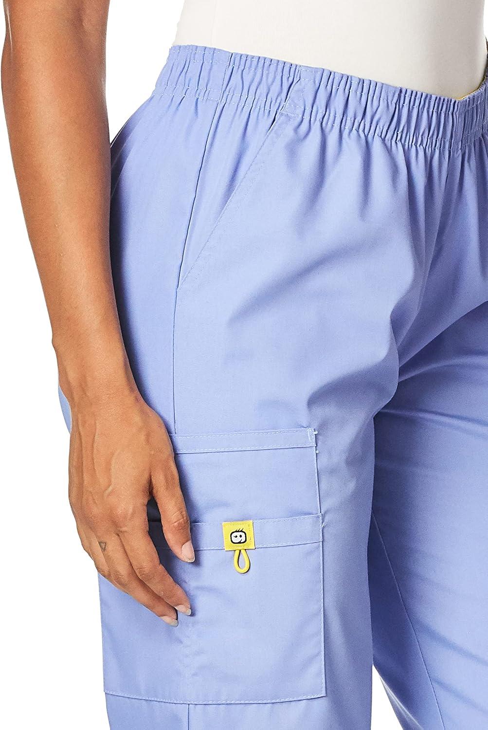 WonderWink Women’s Origins Quebec Women’ Scrub Pant(Ceil Blue)