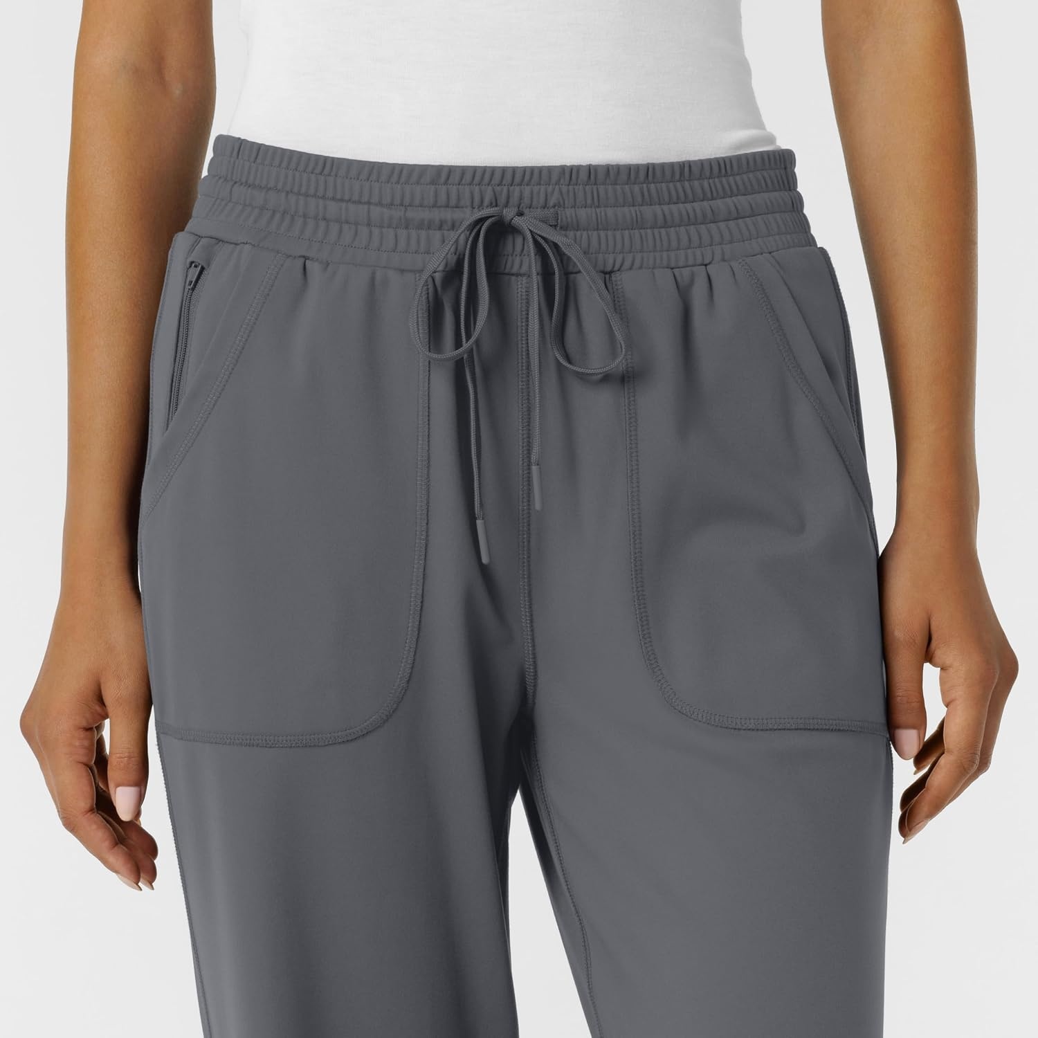 Wink Renew Knit Women’s Wide Leg Scrub Pant(Pewter)