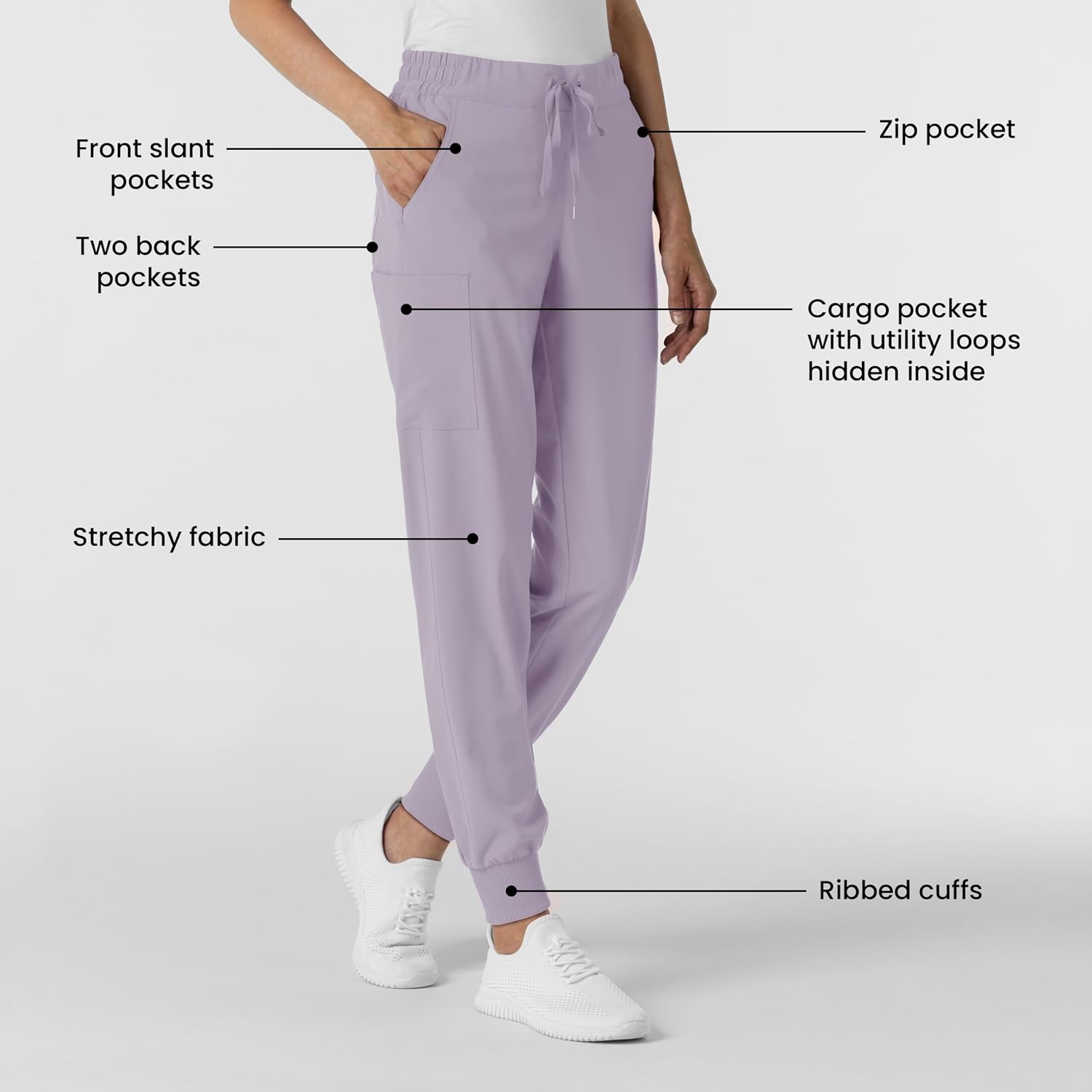 Wink Renew Women’s Jogger Scrub Pant(Wisteria)
