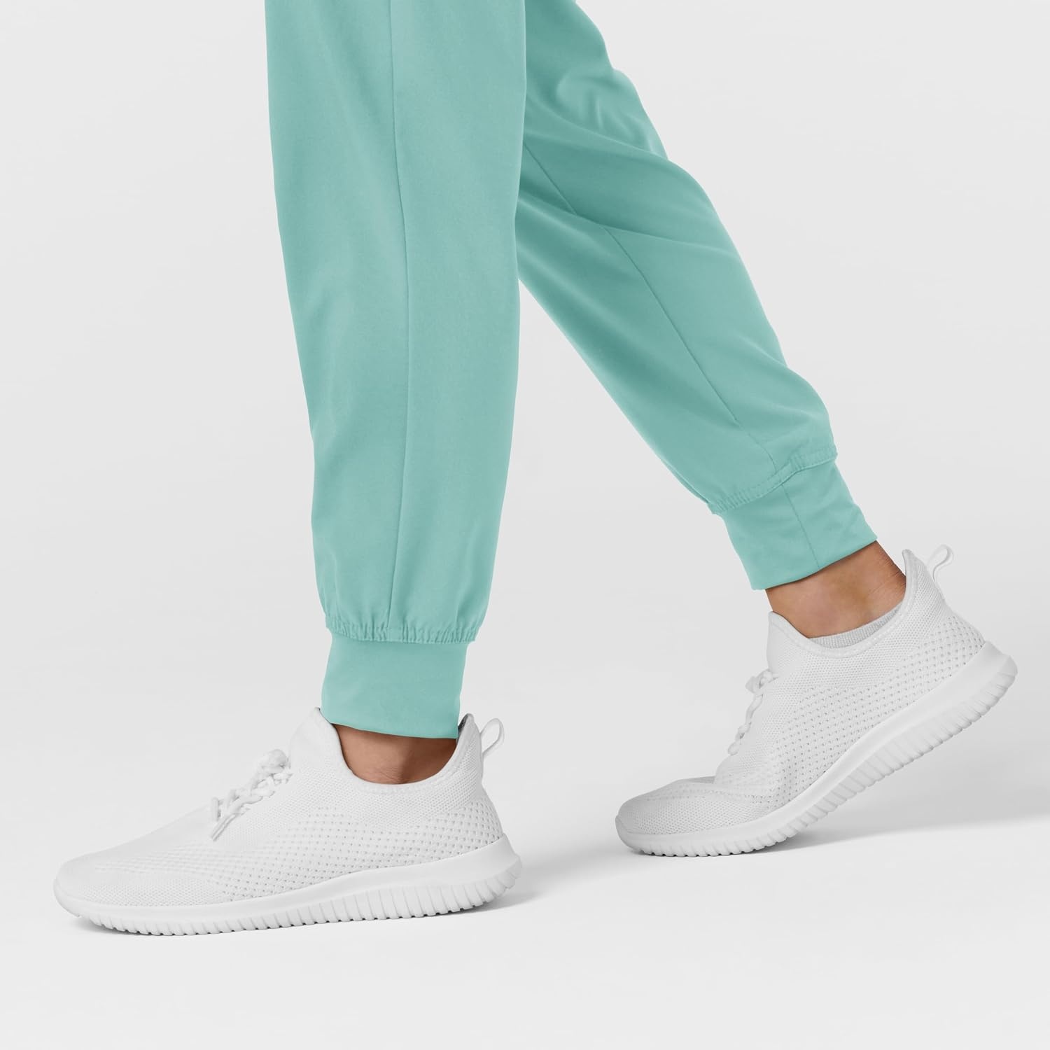 Wink W123 Women’s Comfort Waist Cargo Jogger Scrub Pant(Turquoise)