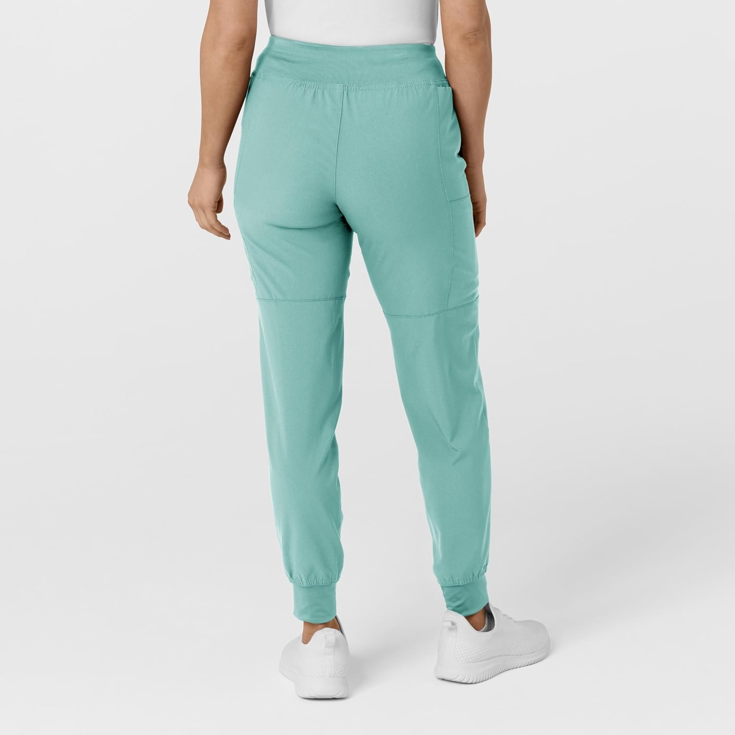 Wink W123 Women’s Comfort Waist Cargo Jogger Scrub Pant(Turquoise)