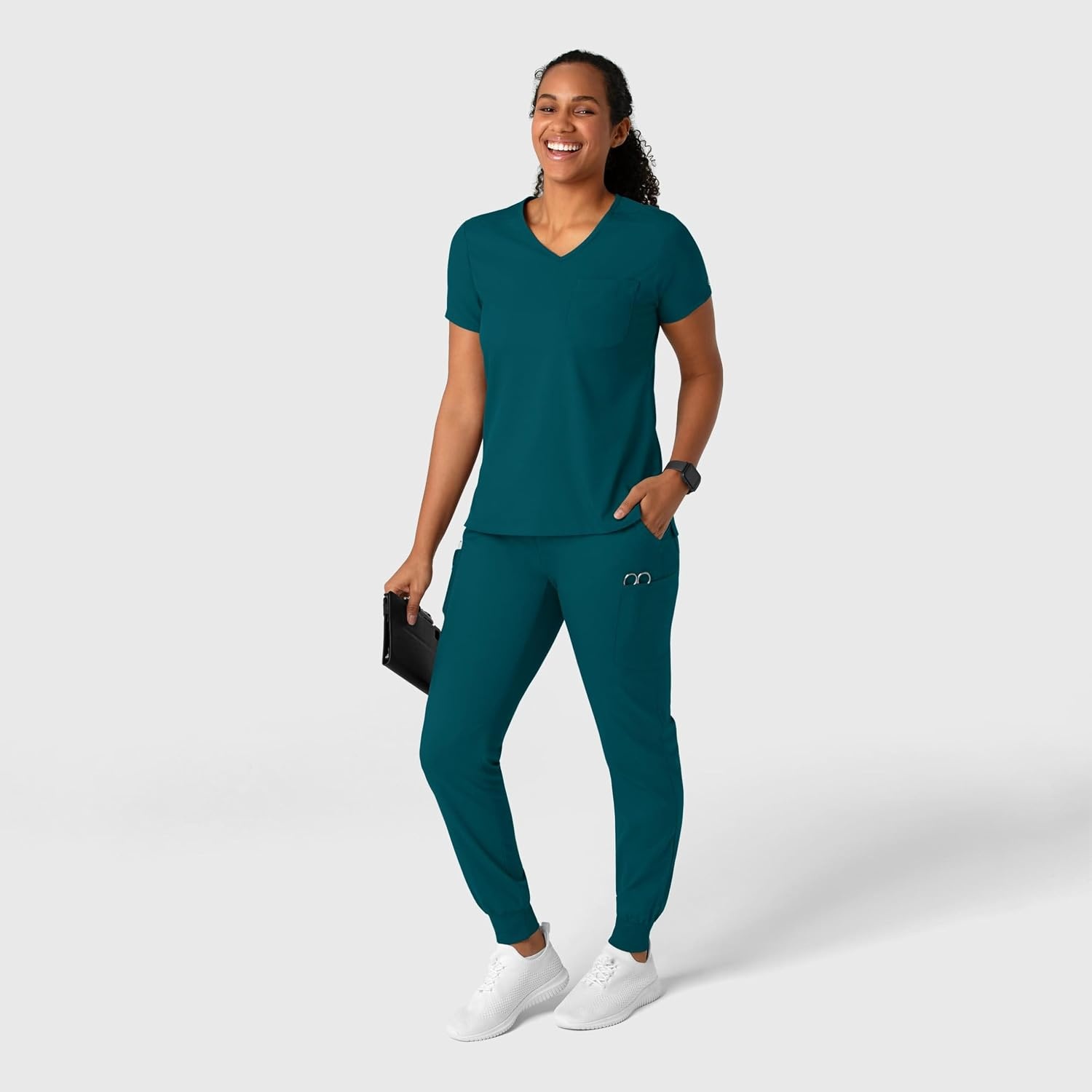 WINK Boundless Women’s Jogger Scrub Pant, Caribbean, M