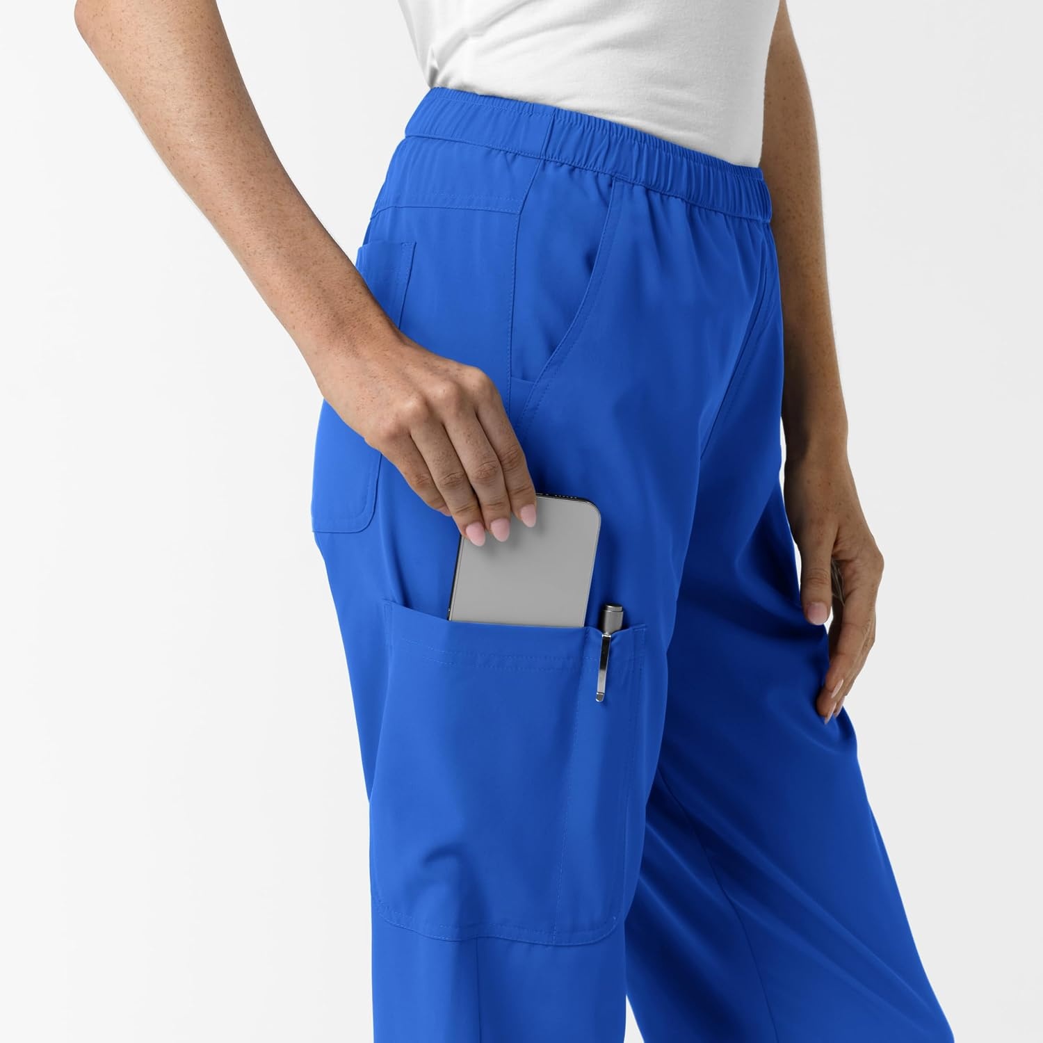 Wink NURTUR Women’s Slim Leg Scrub Pant(Royal)