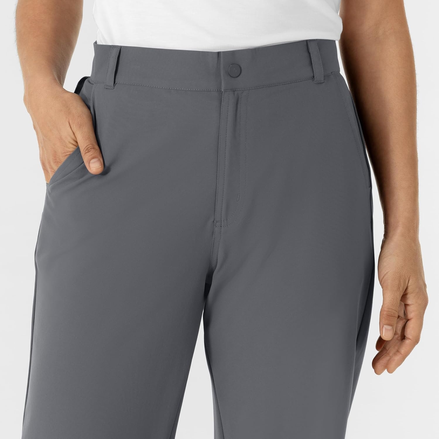 Wink Women’s Women’s Scrub Chino Pant(Pewter)