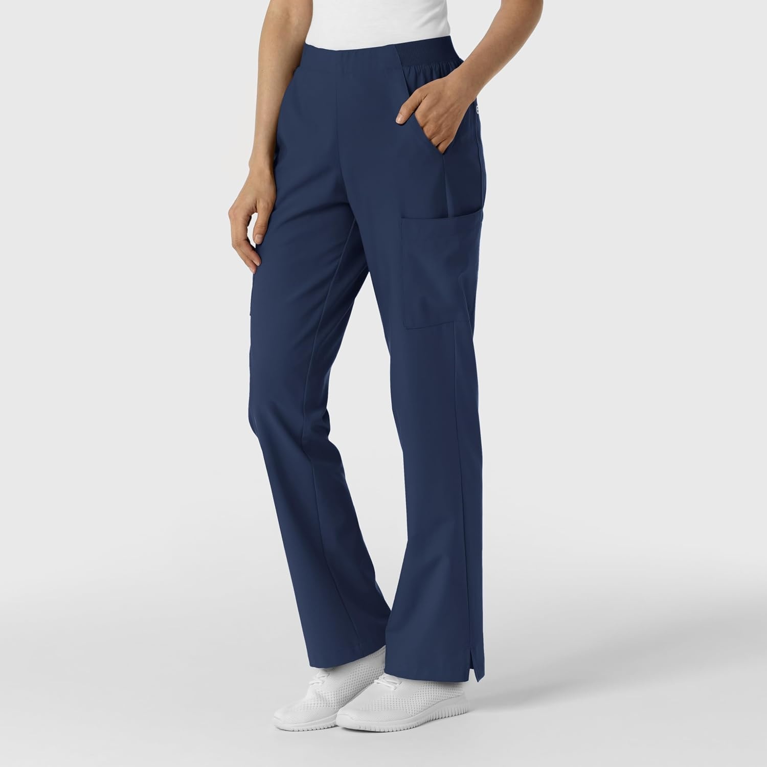 Wink Women’s Women’s Cargo Utility Scrub Pant(Navy)