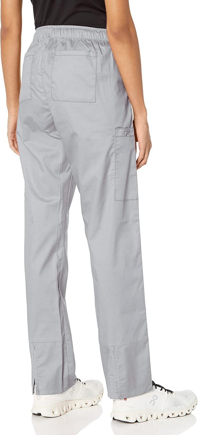WonderWink Womens Convertible Slim Leg Cargo Pant(Grey)