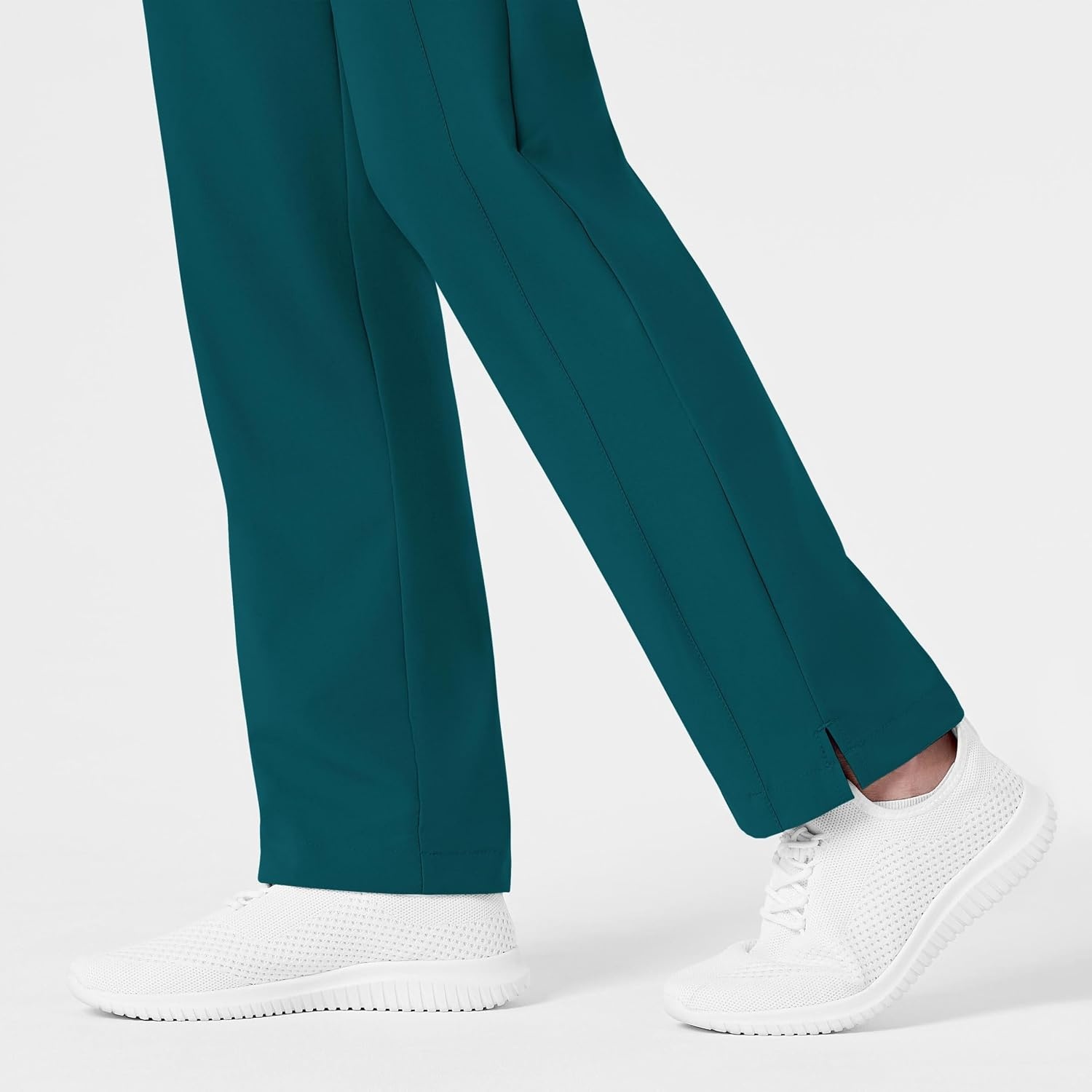 Wink W123 Women’s Flat Front Cargo Scrub Pant(Caribbean Blue)