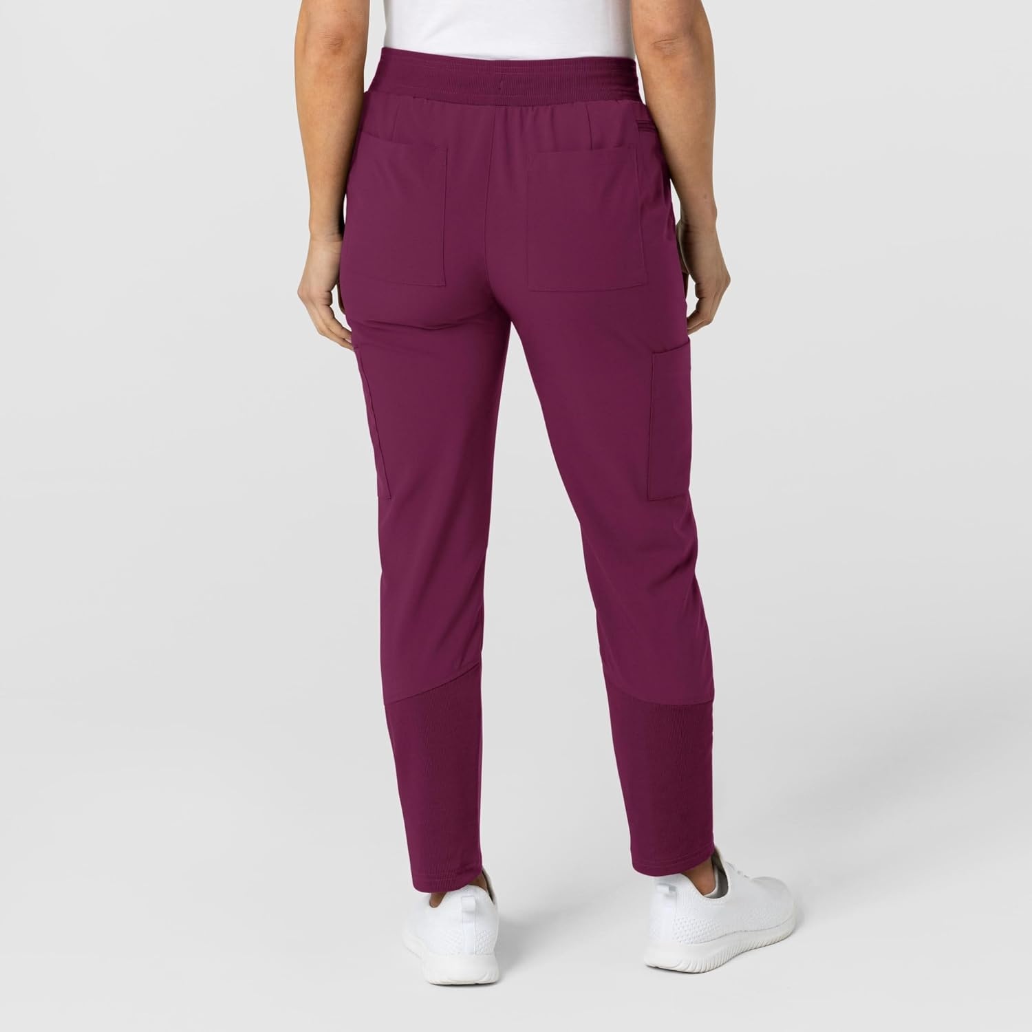 Wink W123 Women’s Flex-n-Reach Track Scrub Pant(Wine)