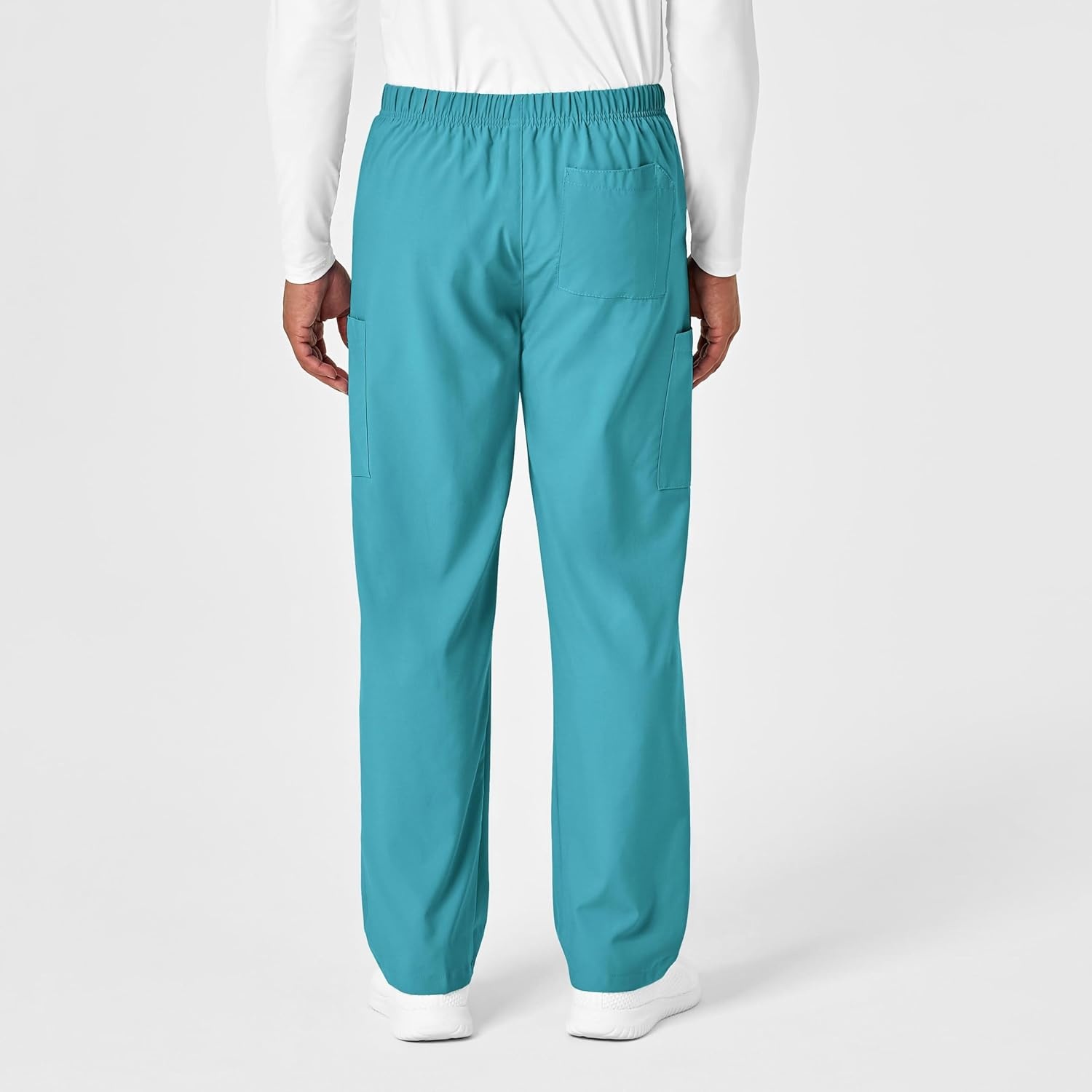 Wink W123 Unisex Multi-Cargo Scrub Pant(Teal Blue)