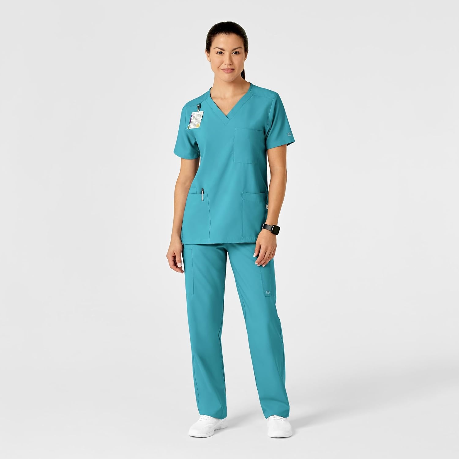 Wink W123 Unisex Multi-Cargo Scrub Pant(Teal Blue)