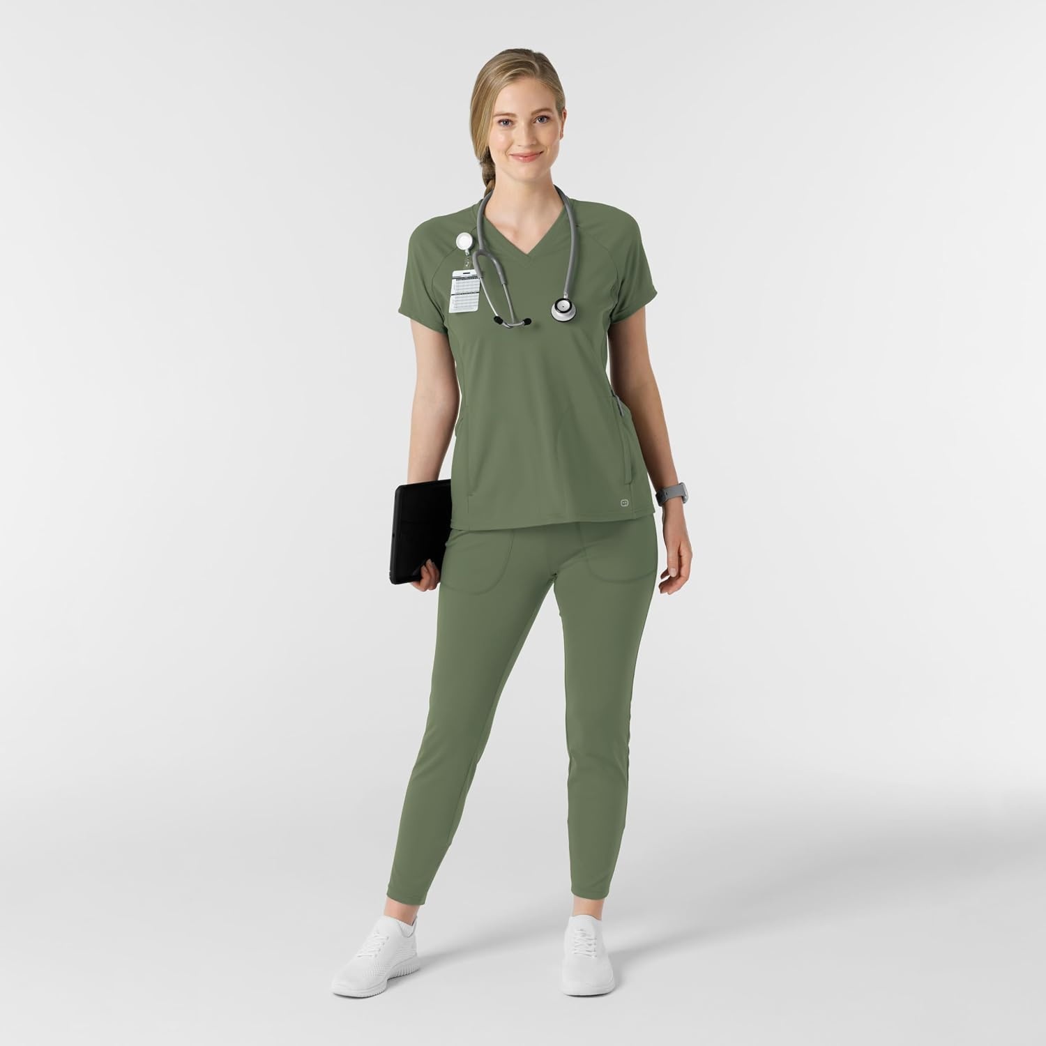 Wink Renew Women’s Track Scrub Pant(Olive)