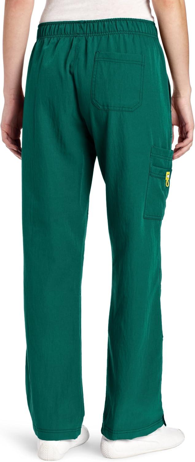 WonderWink Womens Four Stretch Cargo Scrub Pant(Hunter Green)