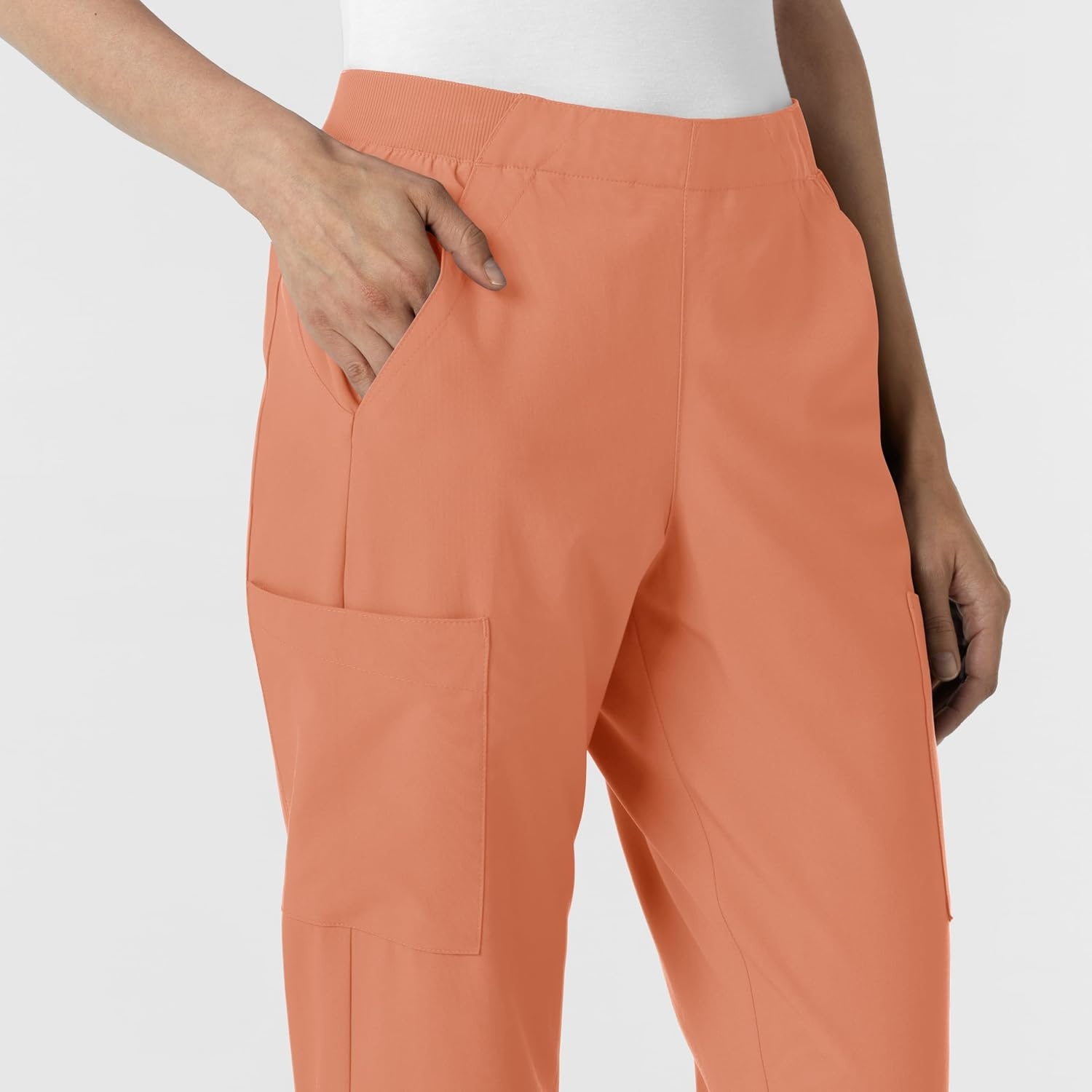 Wink Women’s Women’s Cargo Utility Scrub Pant(Terracotta)