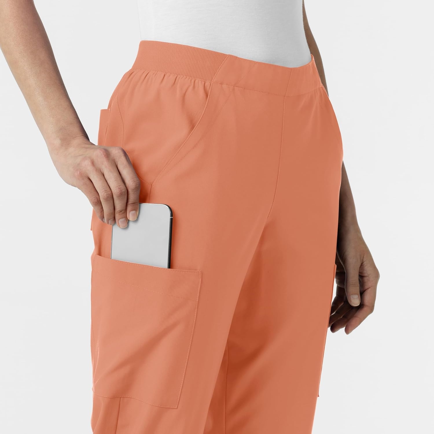 Wink Women’s Women’s Cargo Utility Scrub Pant(Terracotta)