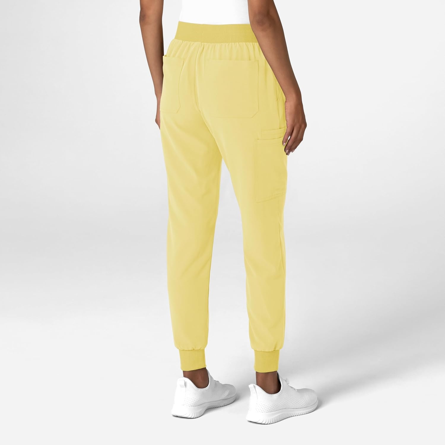 Wink Women’s Women’s Jogger Utility Scrub Pant(Sunshine Yellow)