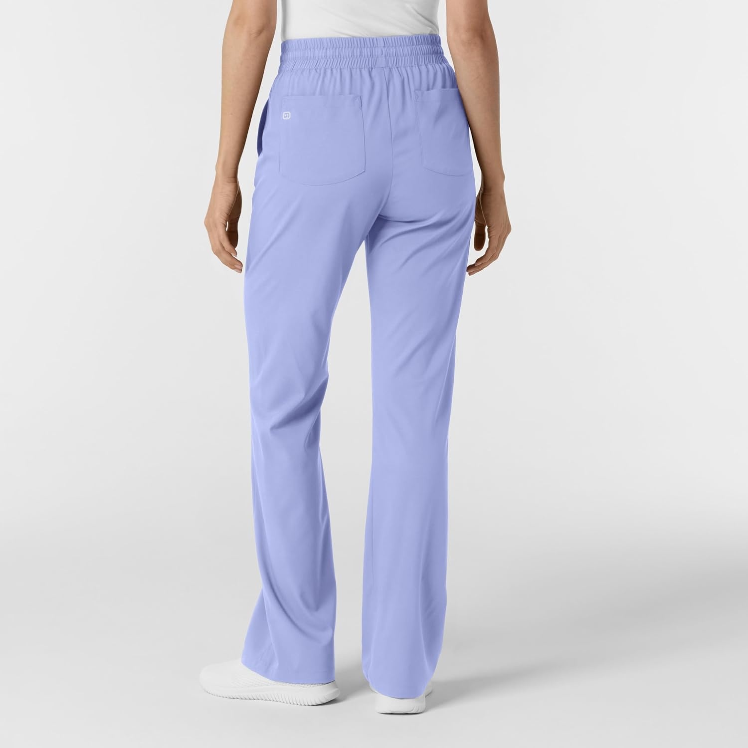 WINK Scrubs for Women, Boundless, Bootcut Pants with Drawstring and 6 Pockets(Ceil Blue)