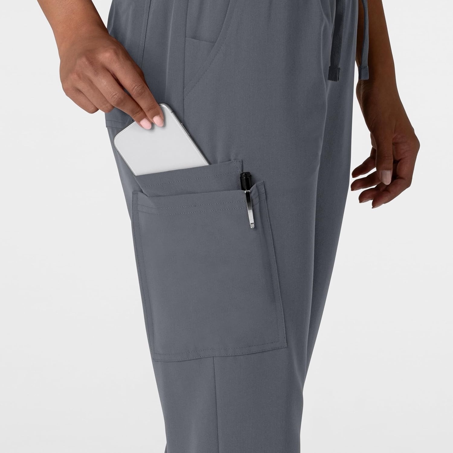 Wink Women’s Women’s Jogger Utility Scrub Pant(Pewter)