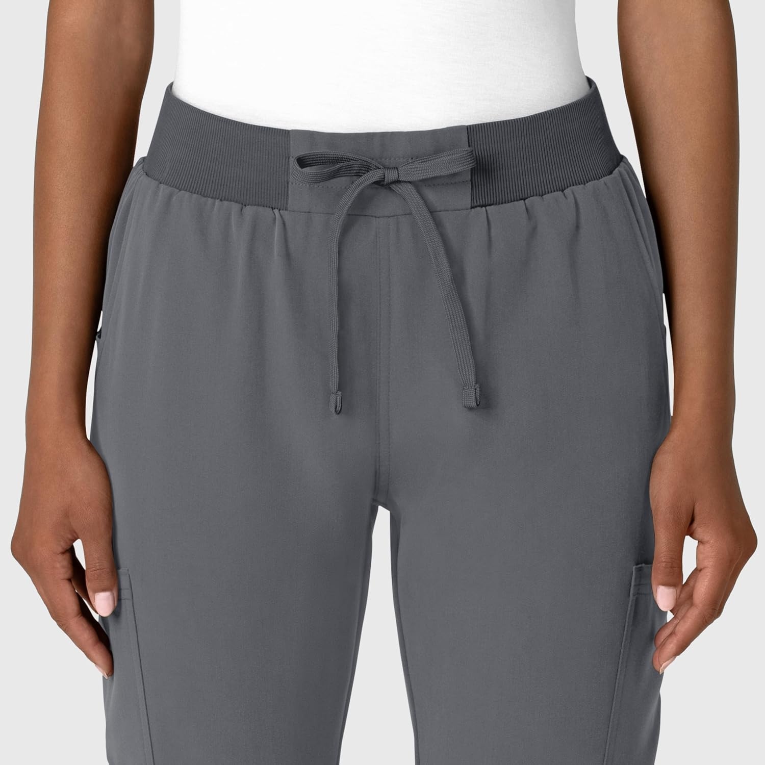 Wink Women’s Women’s Jogger Utility Scrub Pant(Pewter)