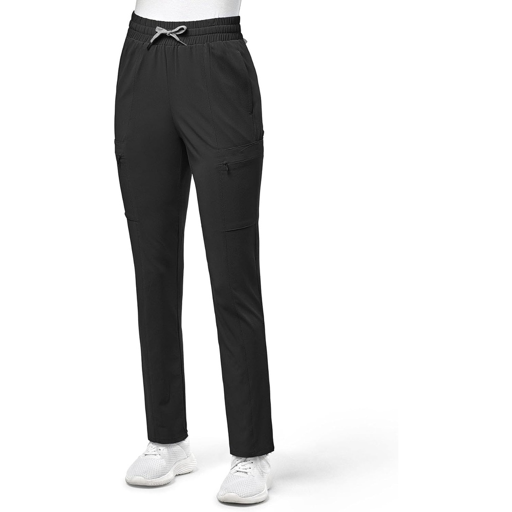 WINK Scrubs for Women, Renew, High-Waist Slim-Leg Pants with Drawstring and 5 Pockets