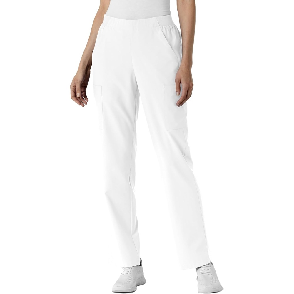 Wink Women’s Women’s Cargo Utility Scrub Pant(White)