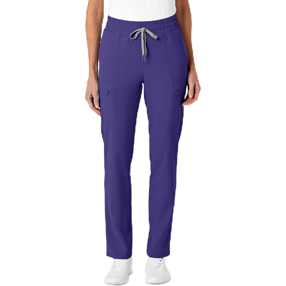 Wink Renew Women’s High Waist Slim Leg Scrub Pant(Grape)
