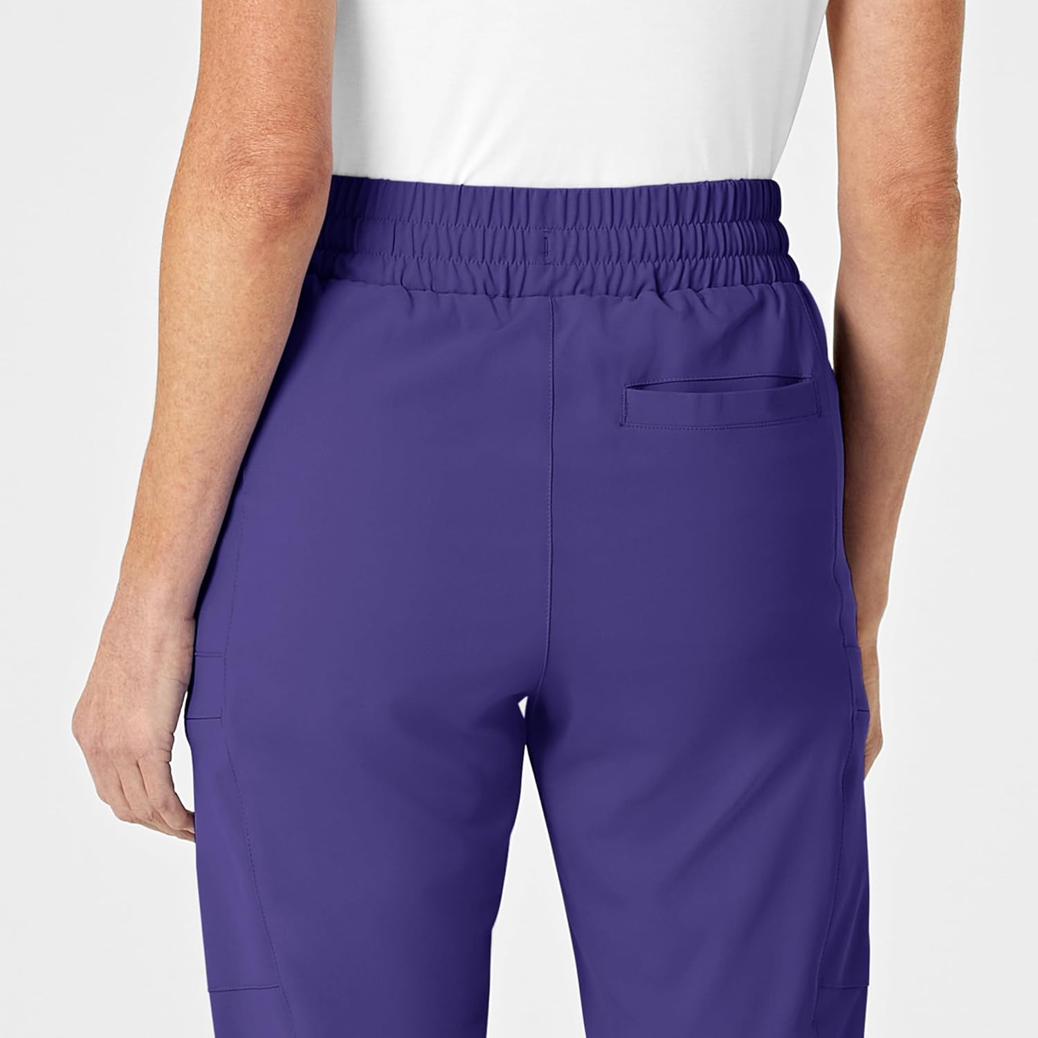 Wink Renew Women’s High Waist Slim Leg Scrub Pant(Grape)