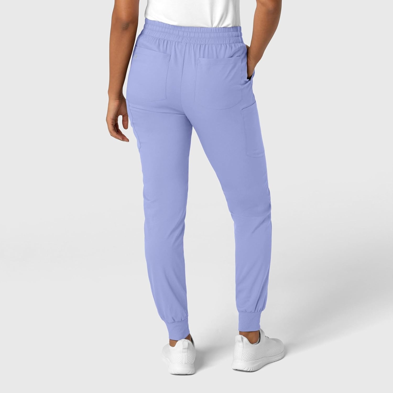 WonderWink Women’s Women’s Jogger Scrub Pant(Ceil Blue)