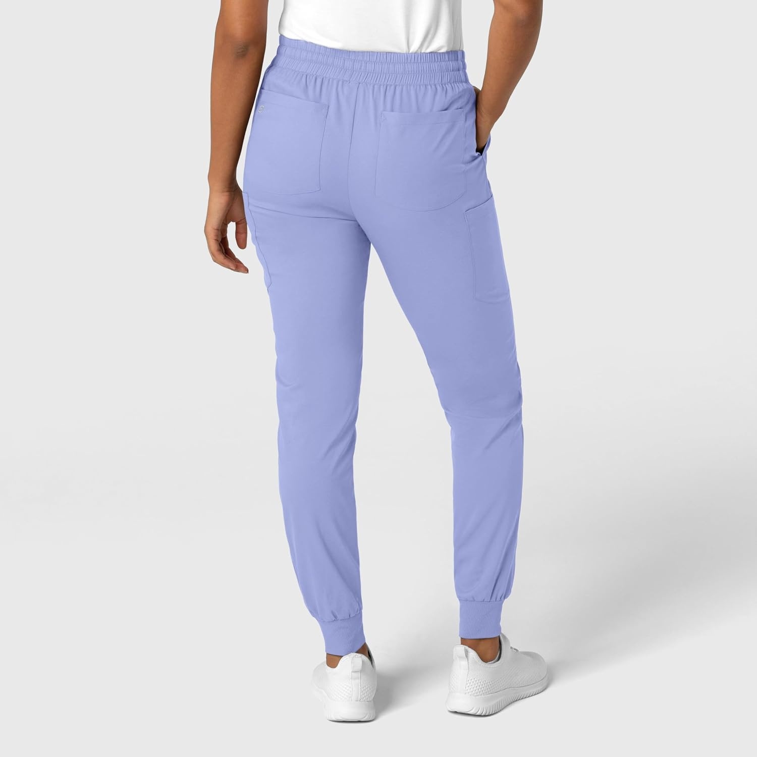 WonderWink Women’s Women’s Jogger Scrub Pant(Ceil Blue)