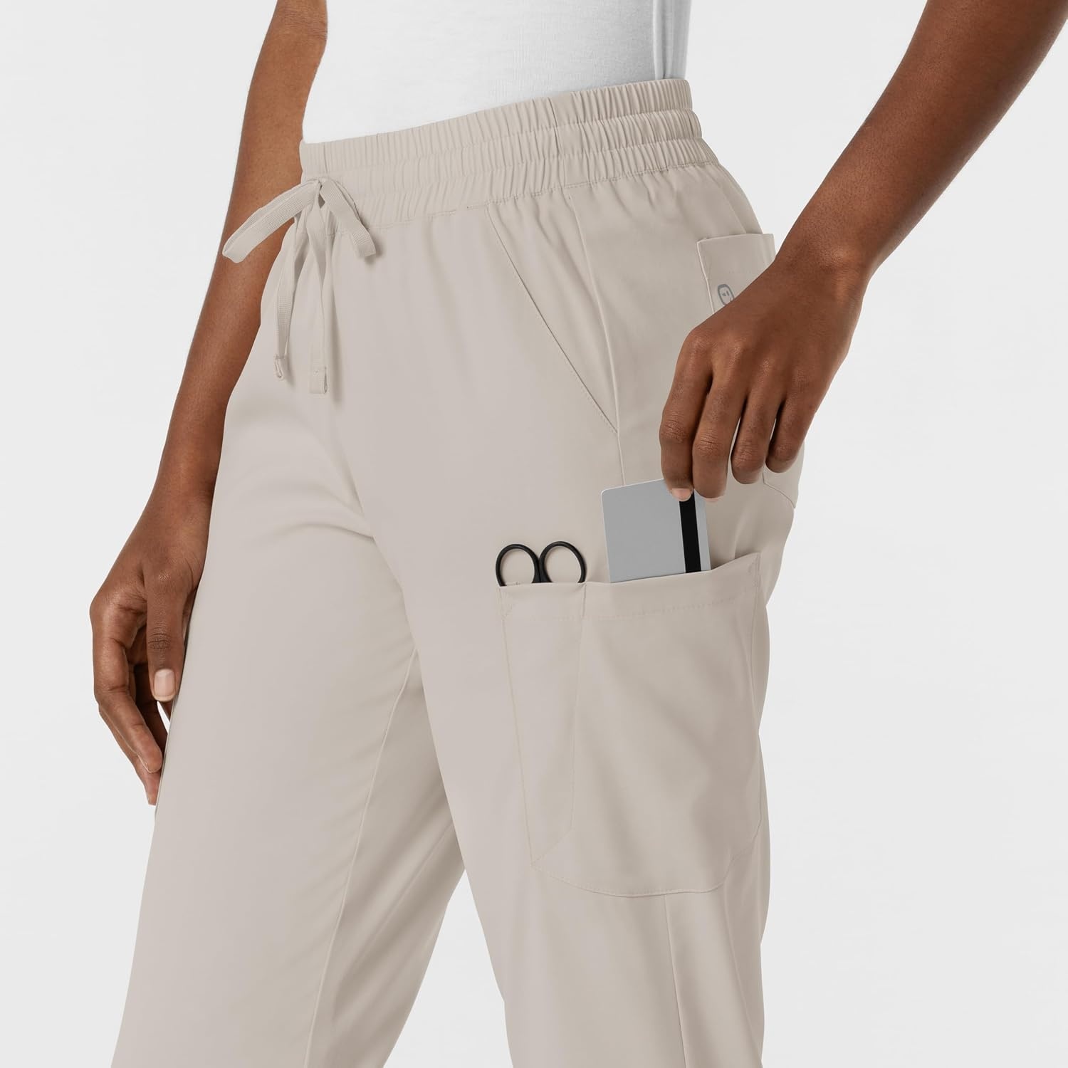 WonderWink Women’s Women’s Jogger Scrub Pant(Cloud)
