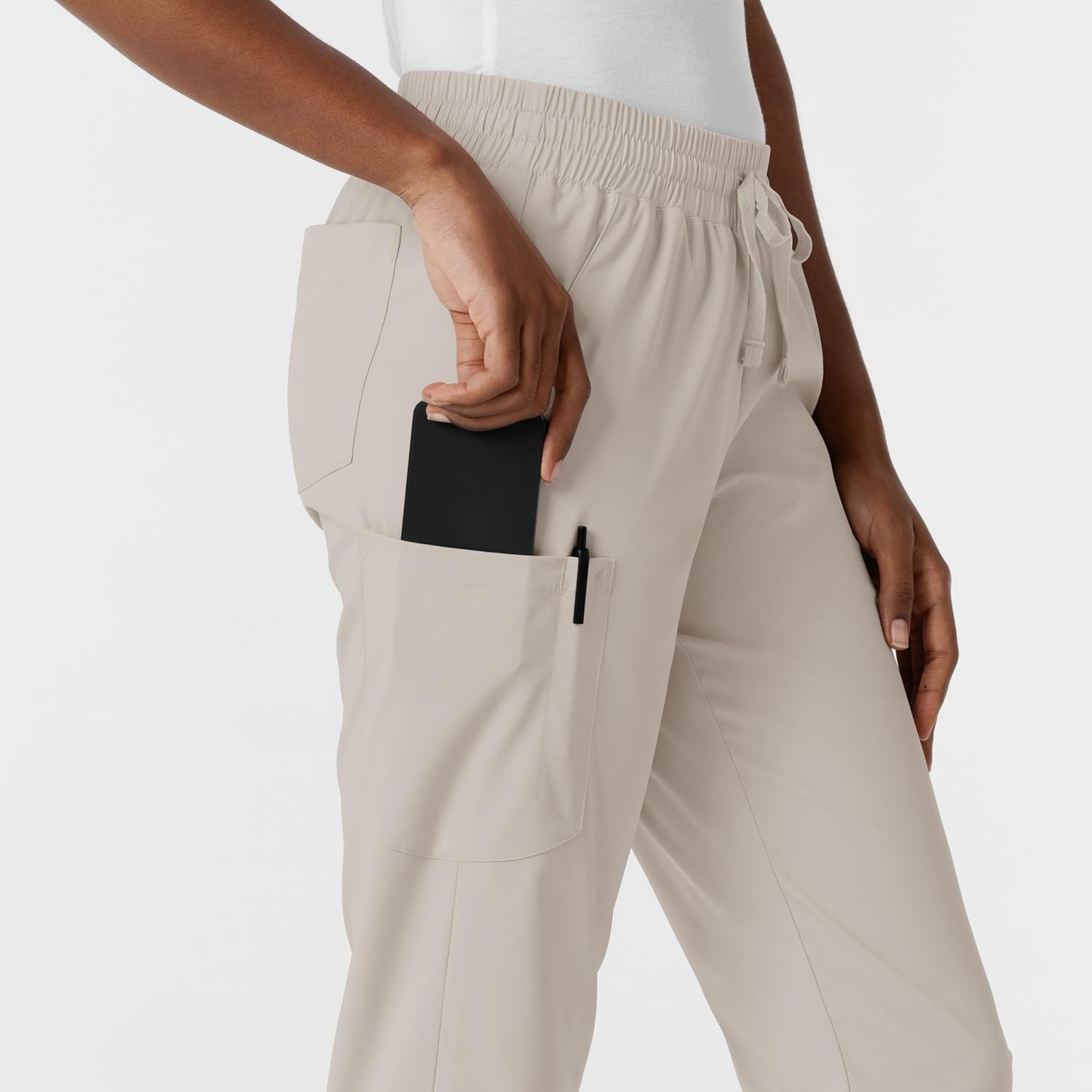 WonderWink Women’s Women’s Jogger Scrub Pant(Cloud)