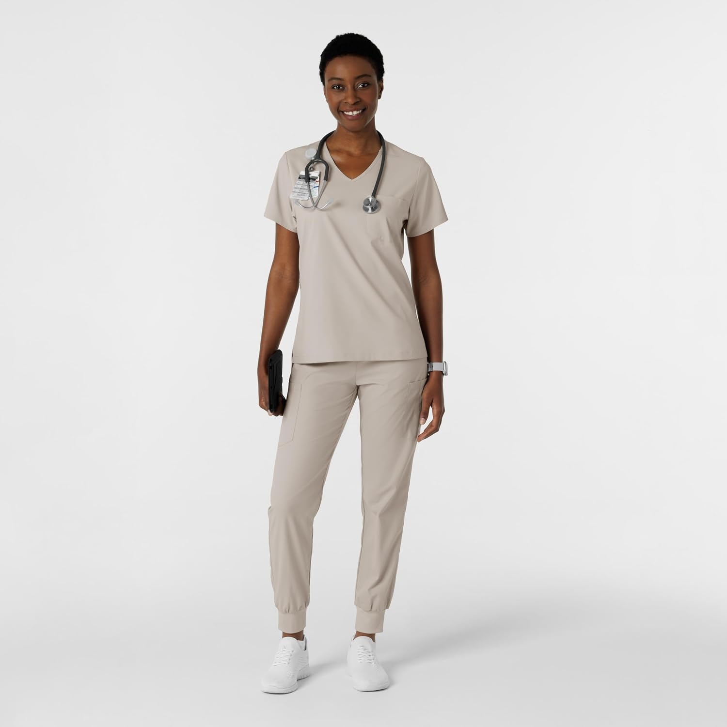 WonderWink Women’s Women’s Jogger Scrub Pant(Cloud)