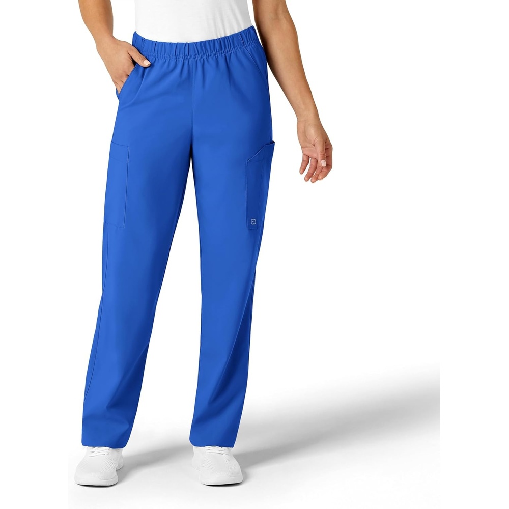Wink W123 Unisex Multi-Cargo Scrub Pant(Royal)