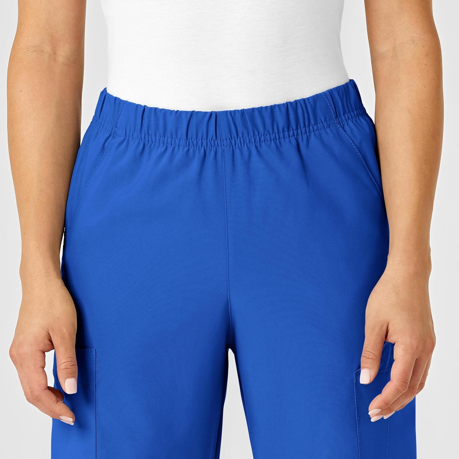 Wink W123 Unisex Multi-Cargo Scrub Pant(Royal)