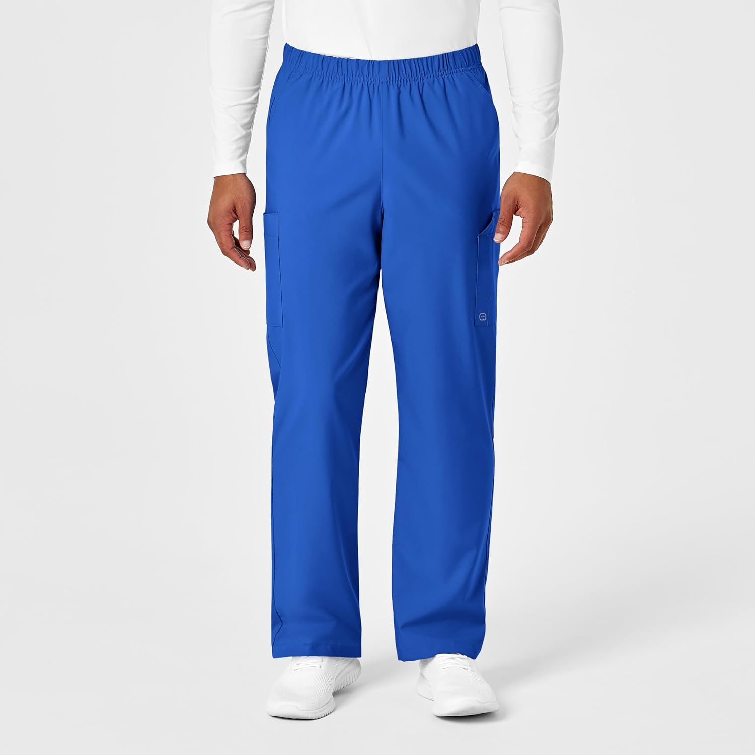 Wink W123 Unisex Multi-Cargo Scrub Pant(Royal)