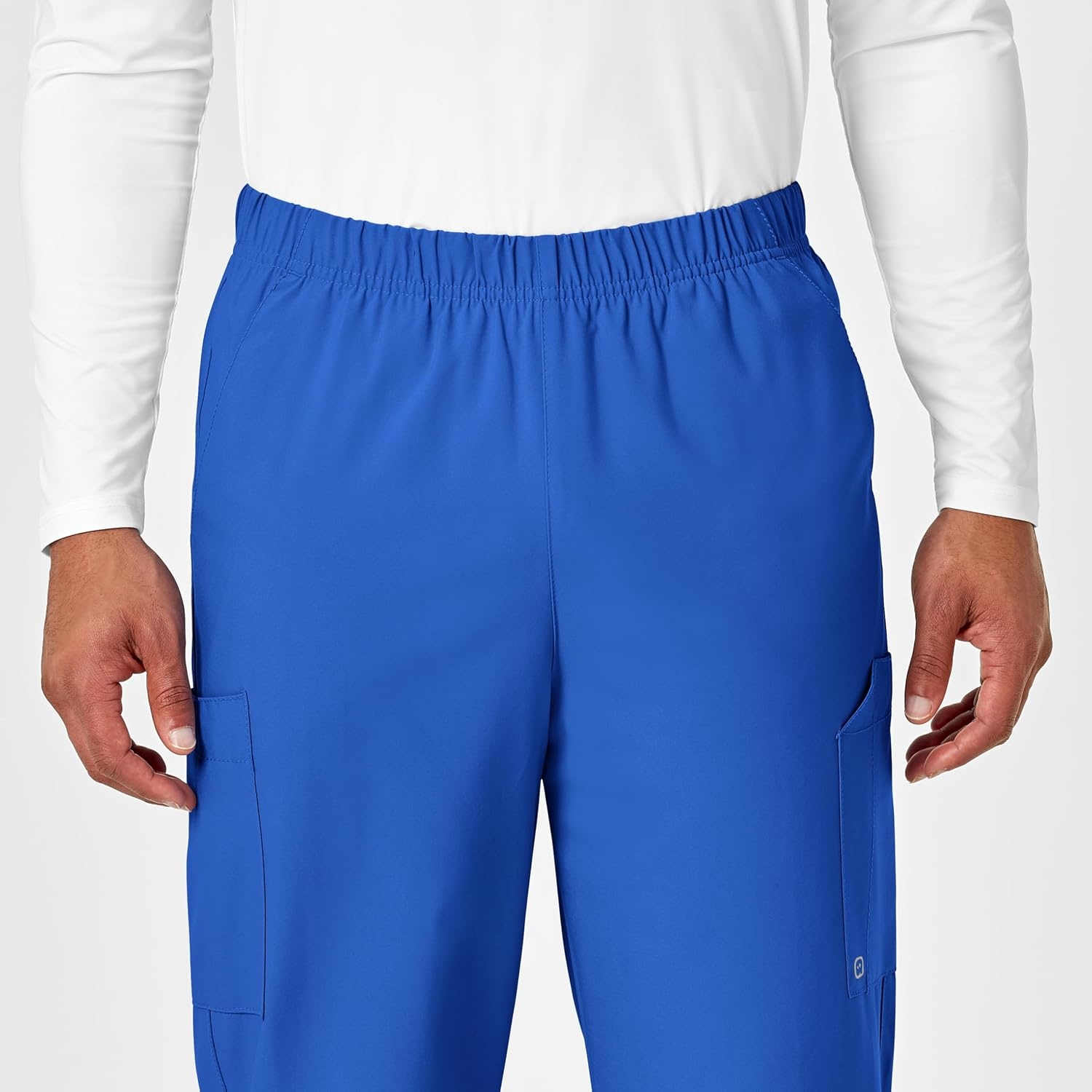 Wink W123 Unisex Multi-Cargo Scrub Pant(Royal)