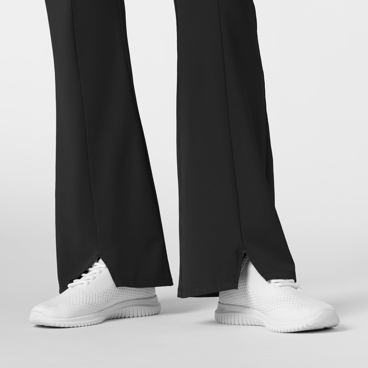 Wink Scrubs for Women, Renew, Cargo Flare Pants, with 7 Pockets(Black)