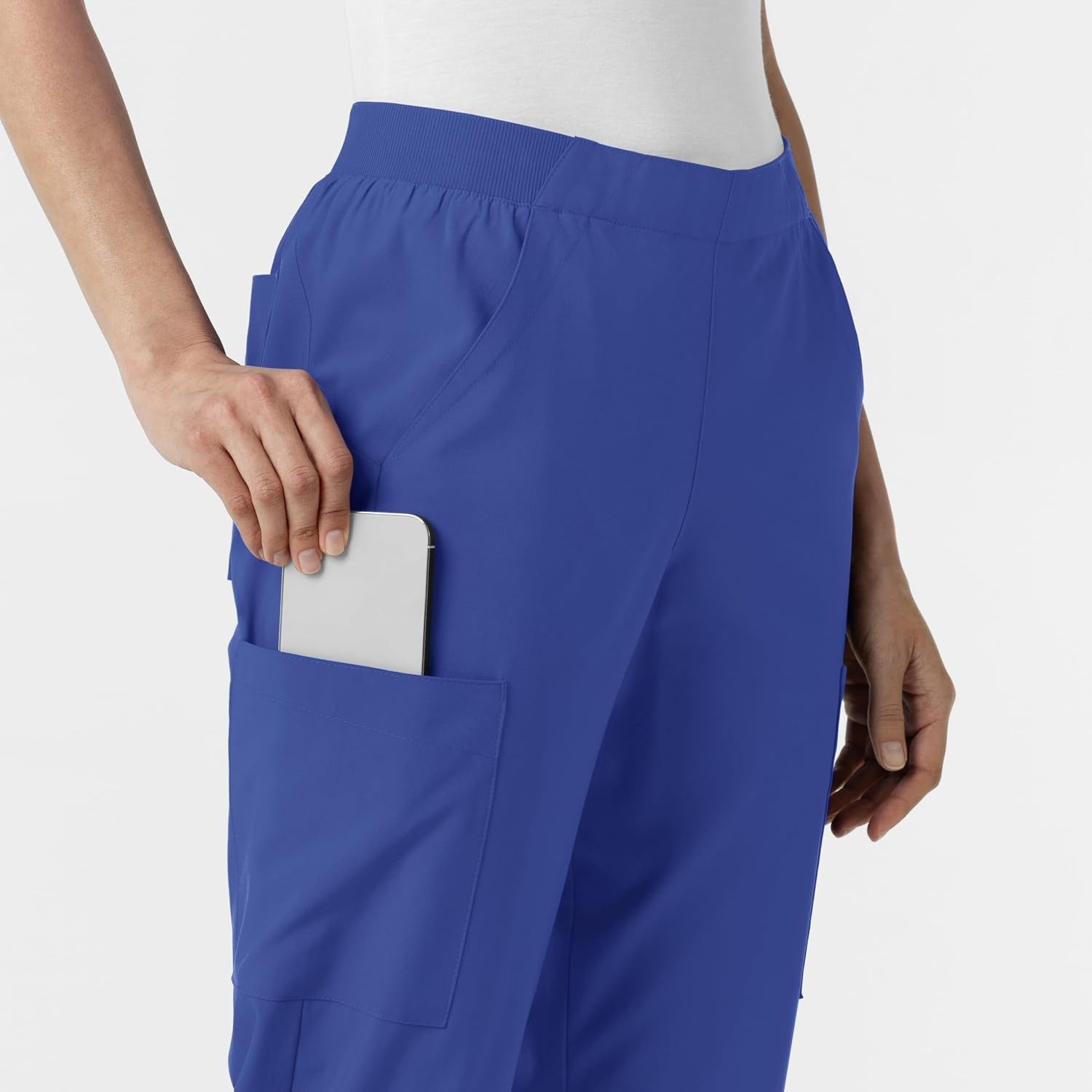 Wink Women’s Women’s Cargo Utility Scrub Pant(Galaxy Blue)