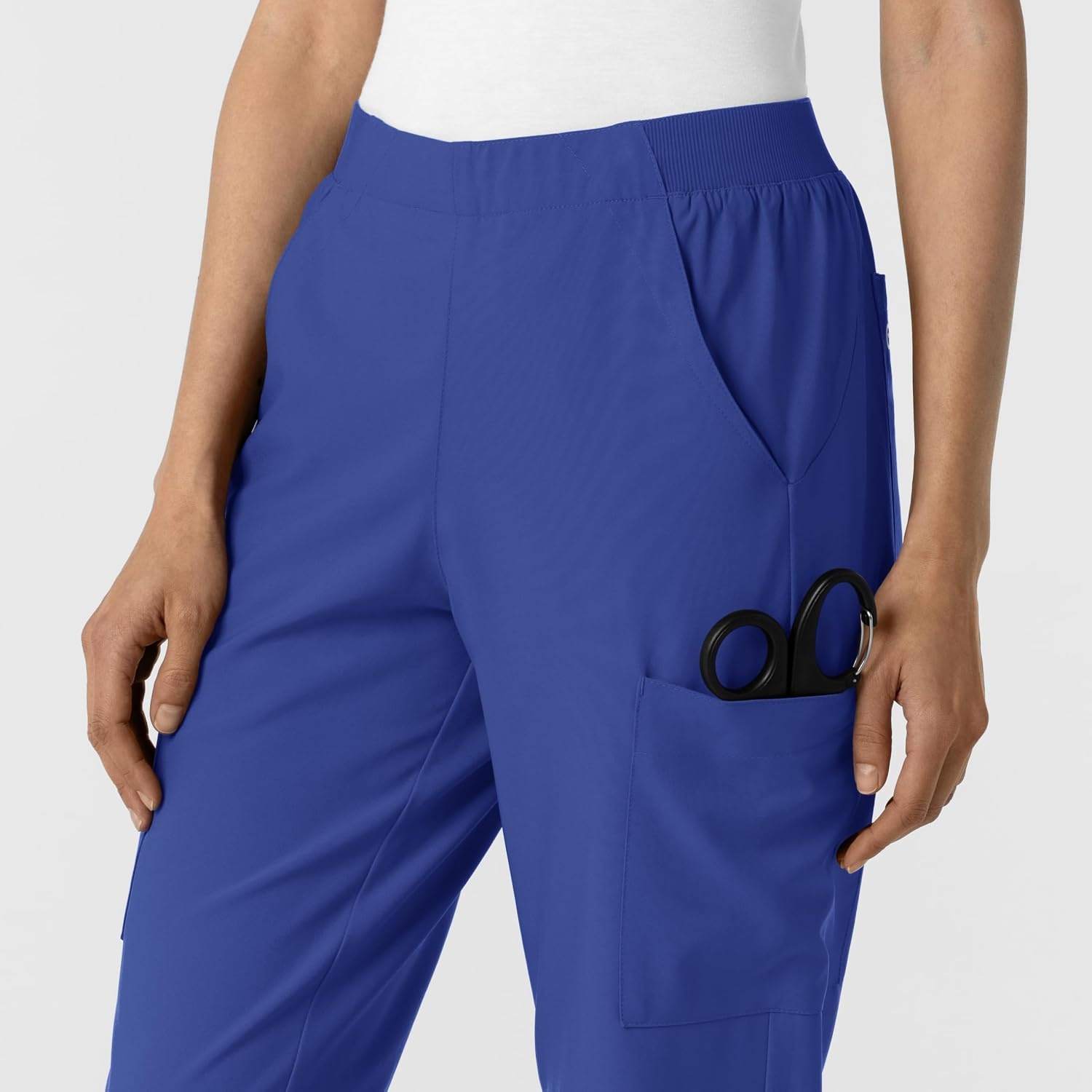 Wink Women’s Women’s Cargo Utility Scrub Pant(Galaxy Blue)