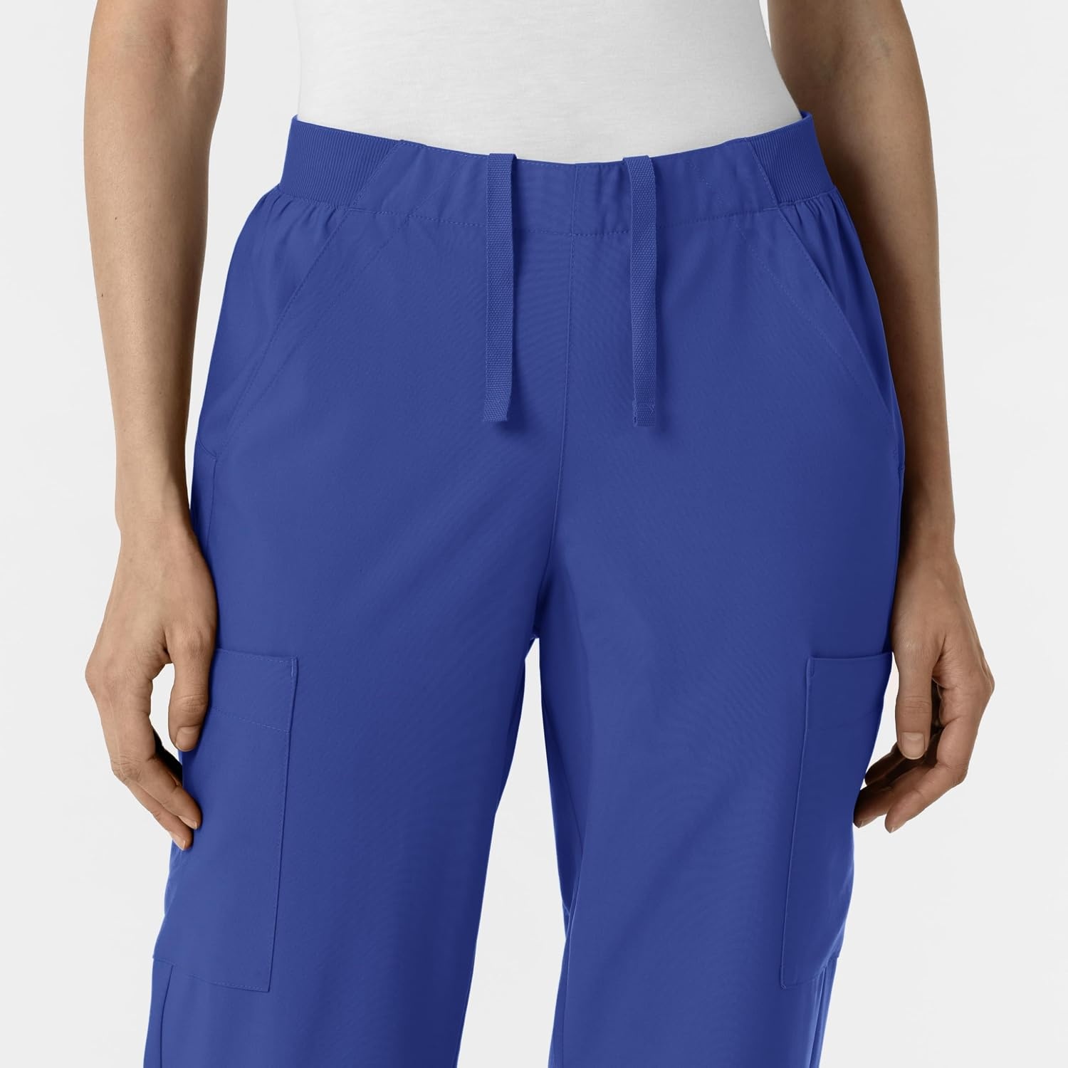 Wink Women’s Women’s Cargo Utility Scrub Pant(Galaxy Blue)