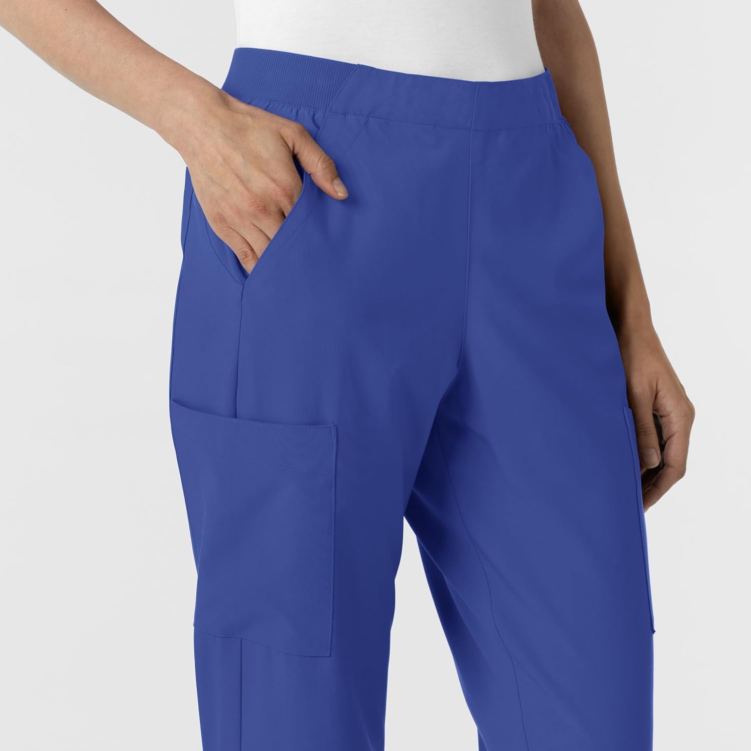 Wink Women’s Women’s Cargo Utility Scrub Pant(Galaxy Blue)