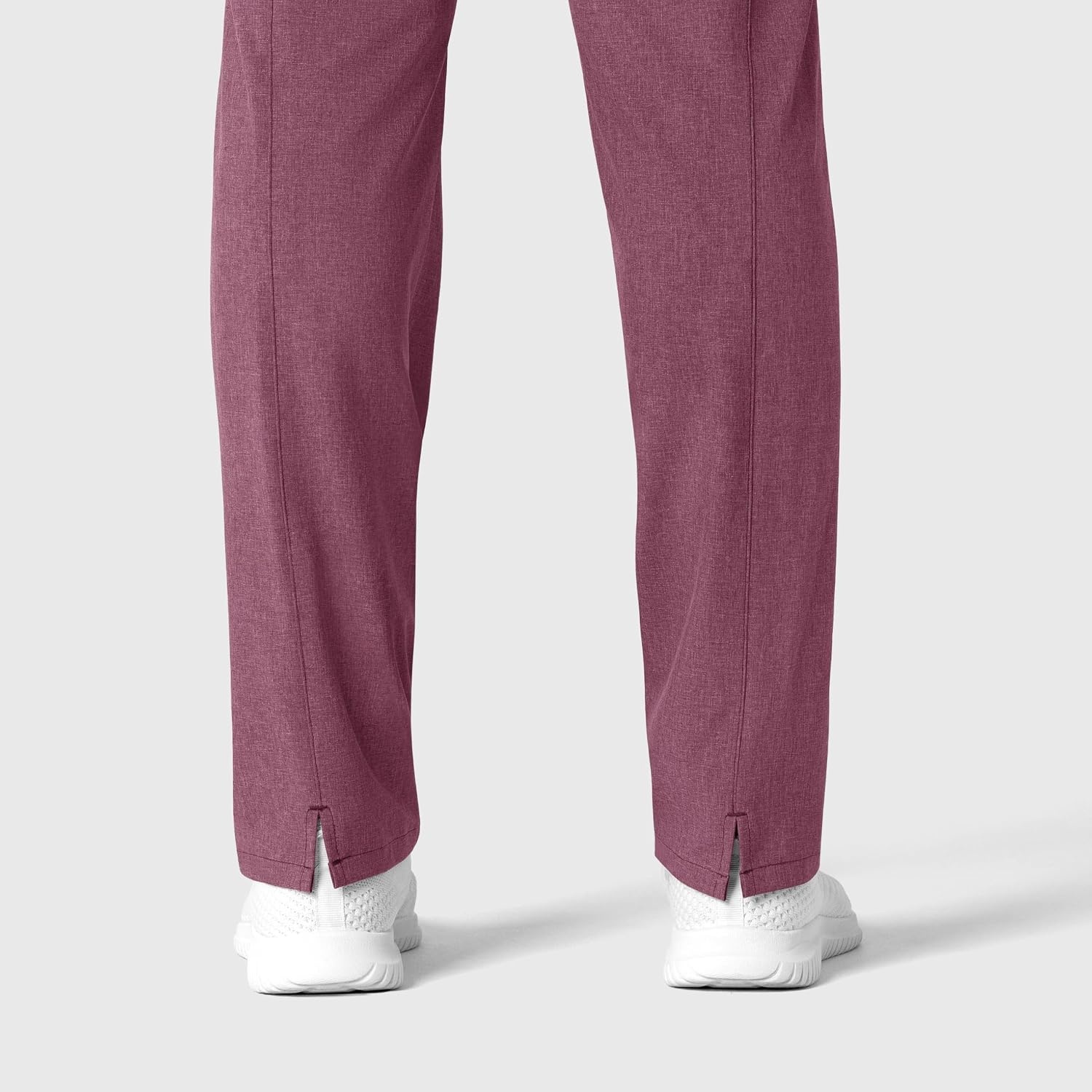 Wink Renew Women’s High Waist Slim Leg Scrub Pant(Wine Heather)