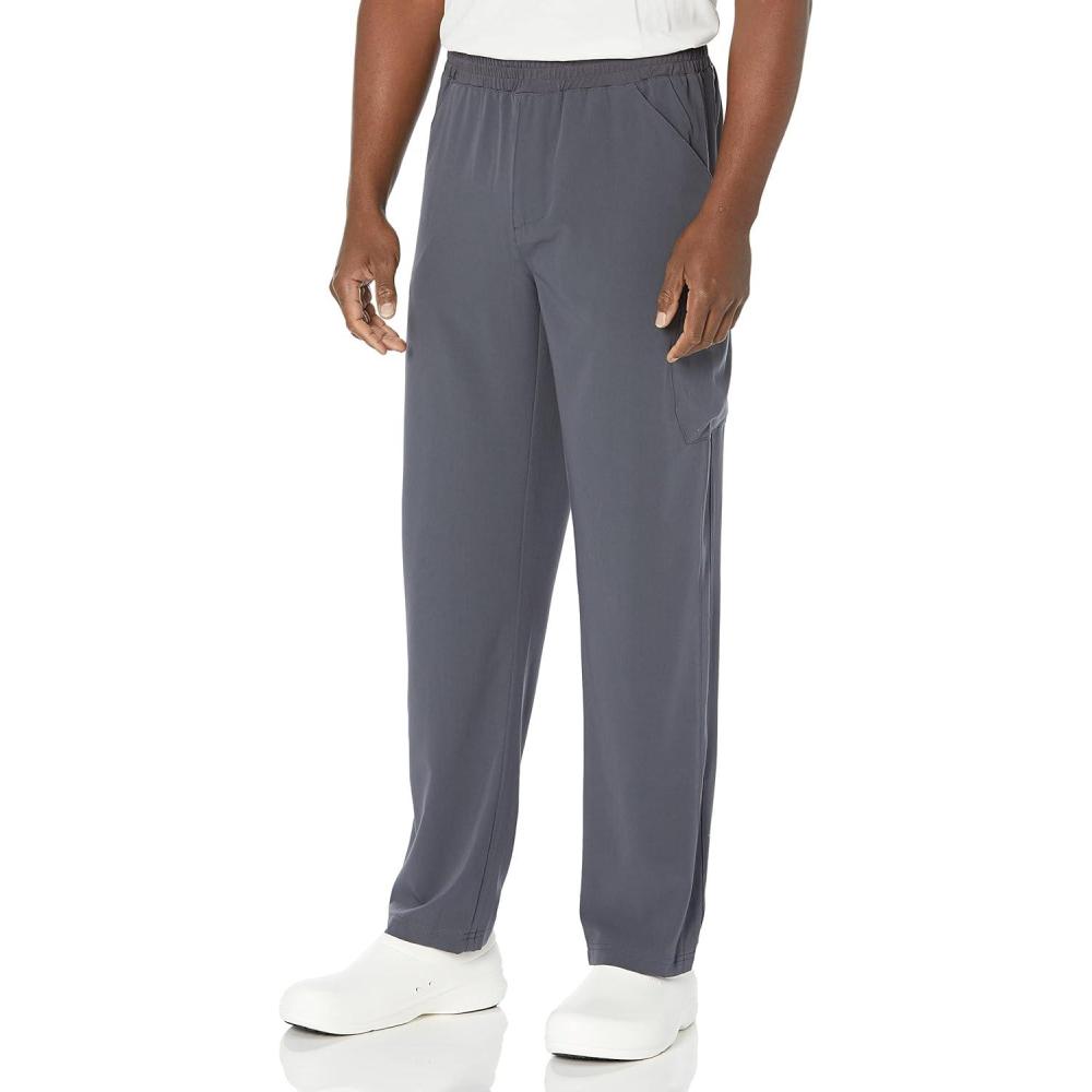 WonderWink Aero Men’s 5429 Knit Panel Cargo Pant(Pewter)