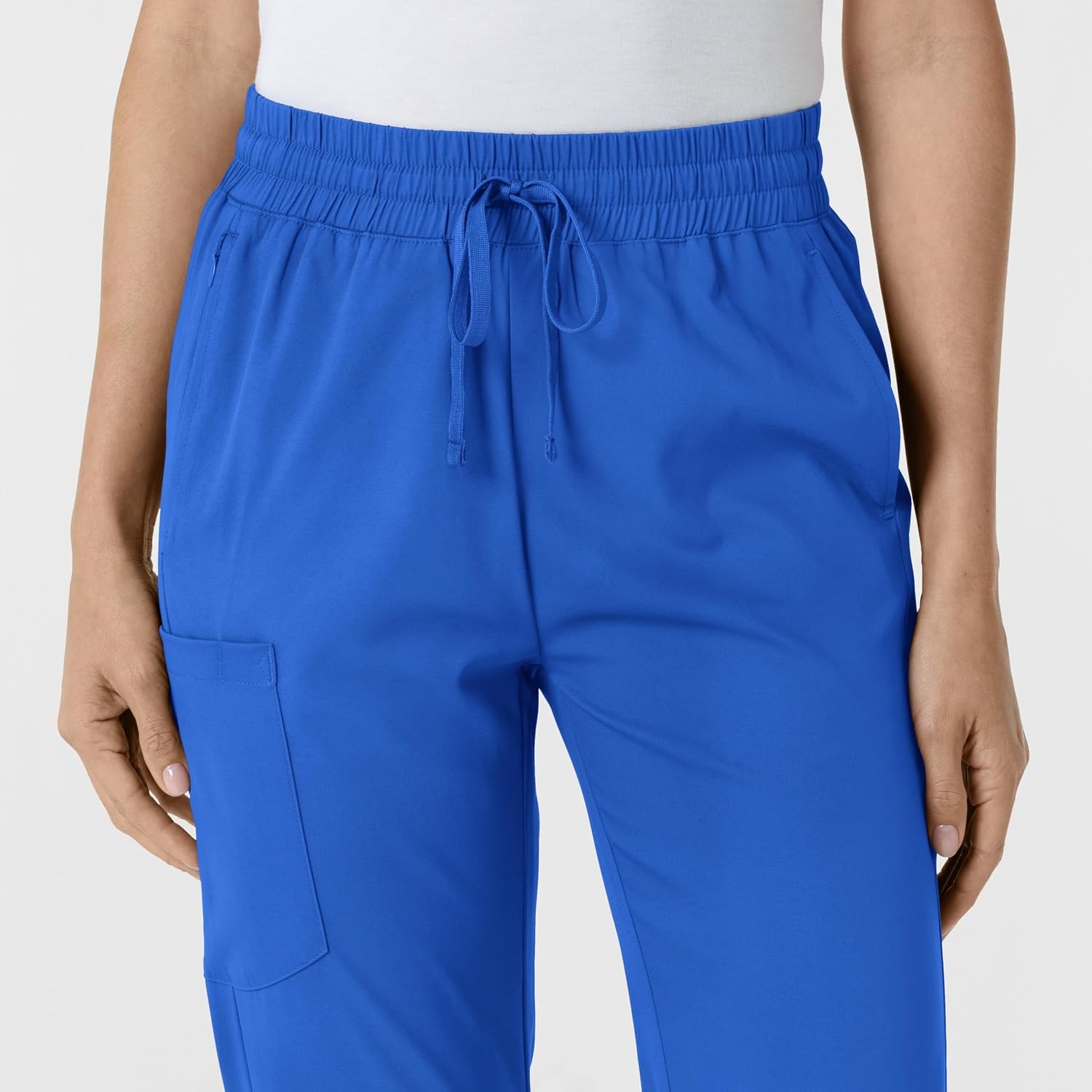 WINK Boundless Women’s Bootcut Scrub Pant | Womens Scrub Pant Teal Mid Rise(Royal)