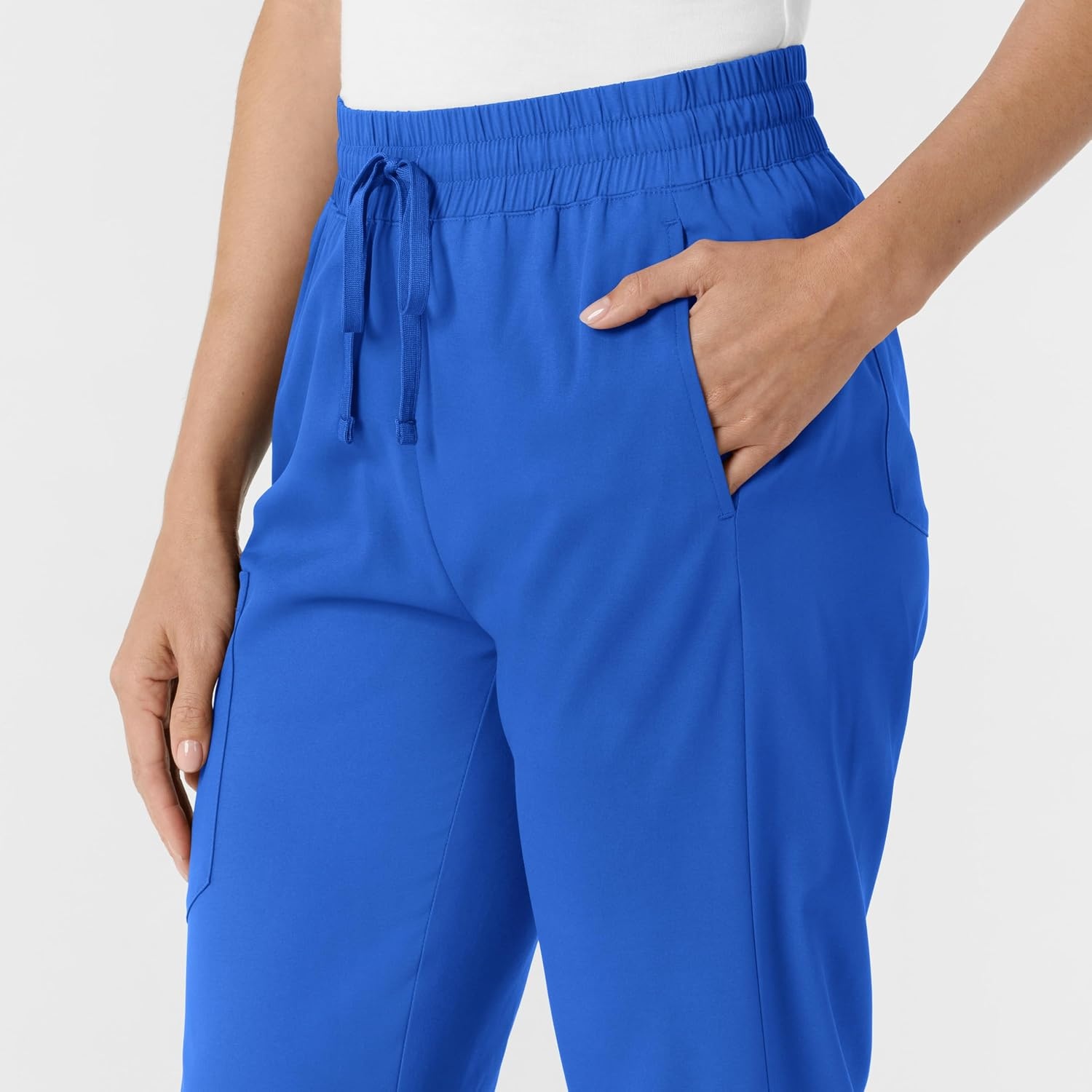 WINK Boundless Women’s Bootcut Scrub Pant | Womens Scrub Pant Teal Mid Rise(Royal)