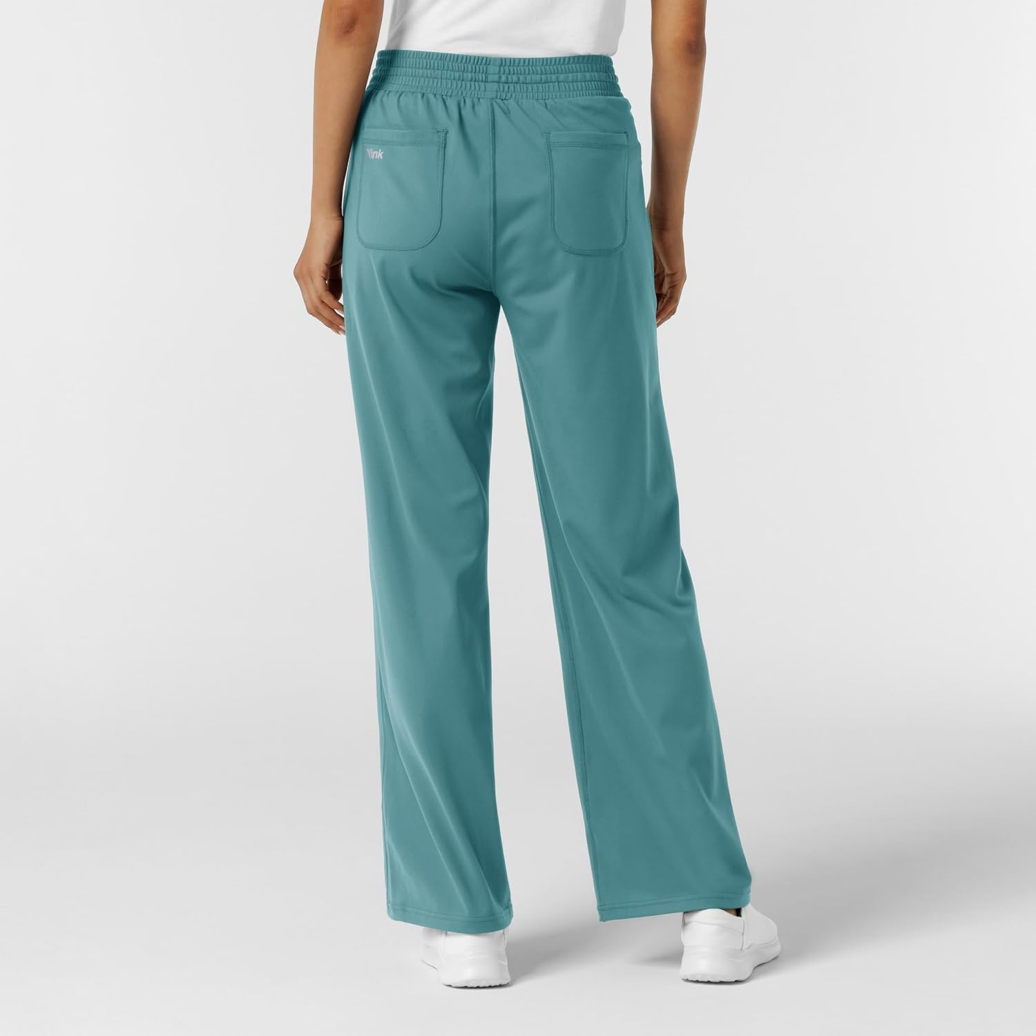 Wink Renew Knit Women’s Wide Leg Scrub Pant(Vintage Teal)