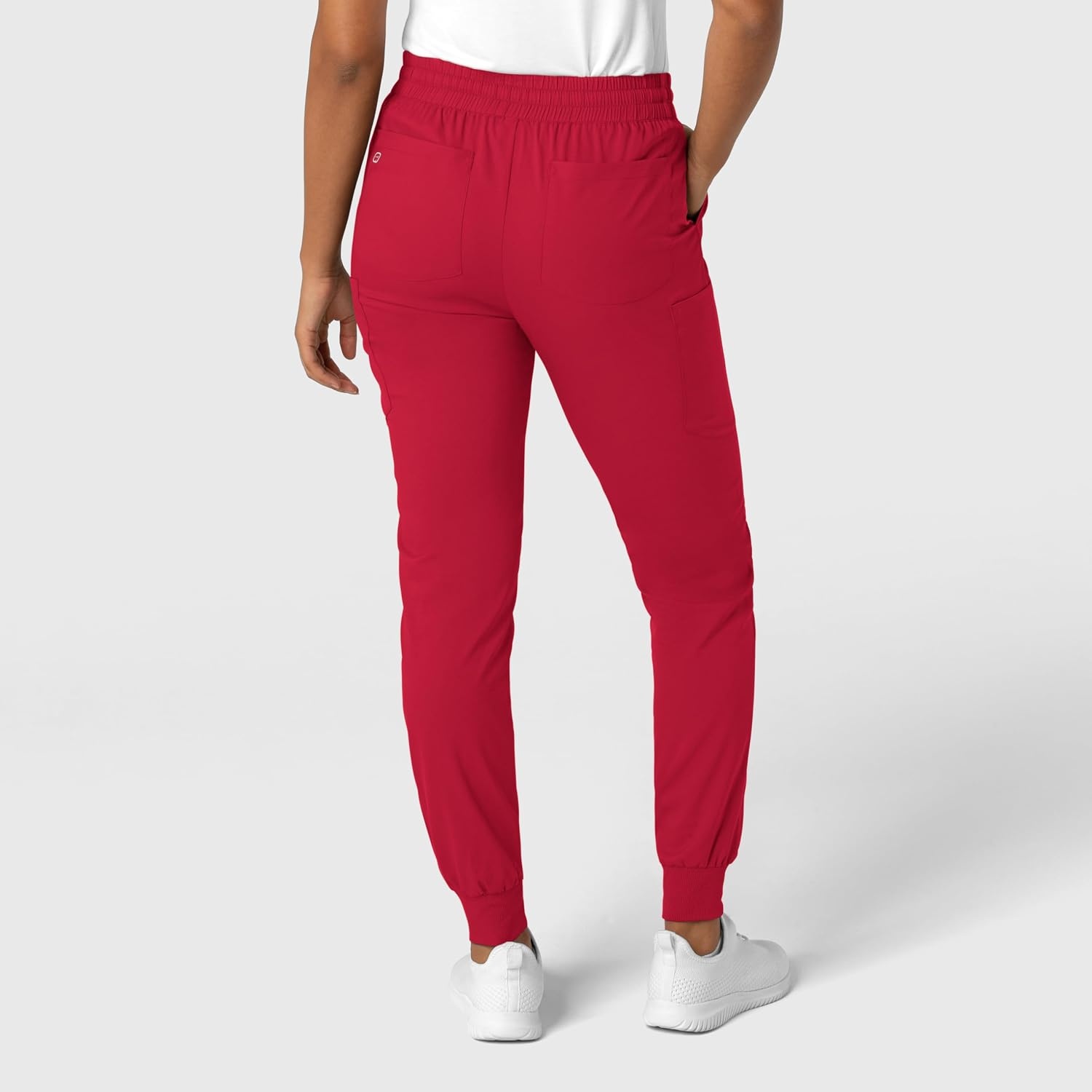 WonderWink Women’s Women’s Jogger Scrub Pant(Red)