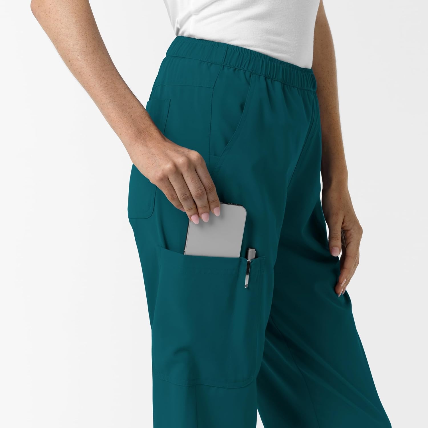 Wink NURTUR Women’s Slim Leg Scrub Pant(Caribbean)
