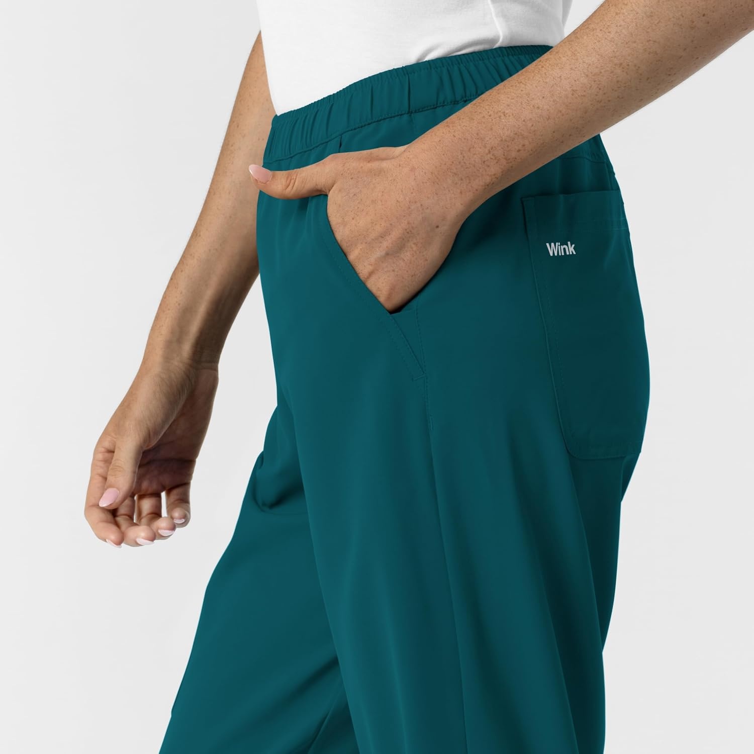 Wink NURTUR Women’s Slim Leg Scrub Pant(Caribbean)